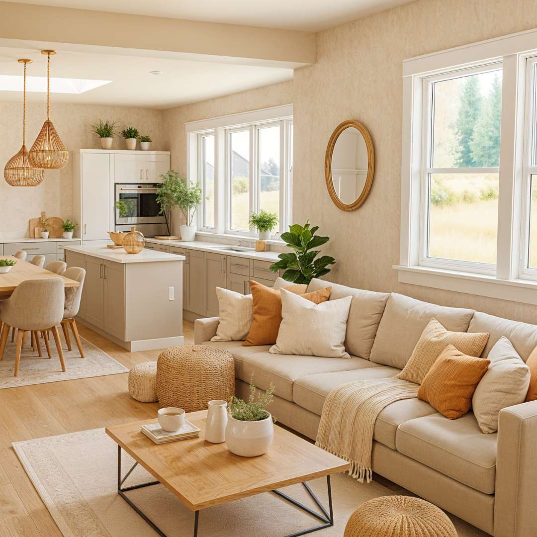 How to Use Wallpaper to Define Areas in Open Floor Plans