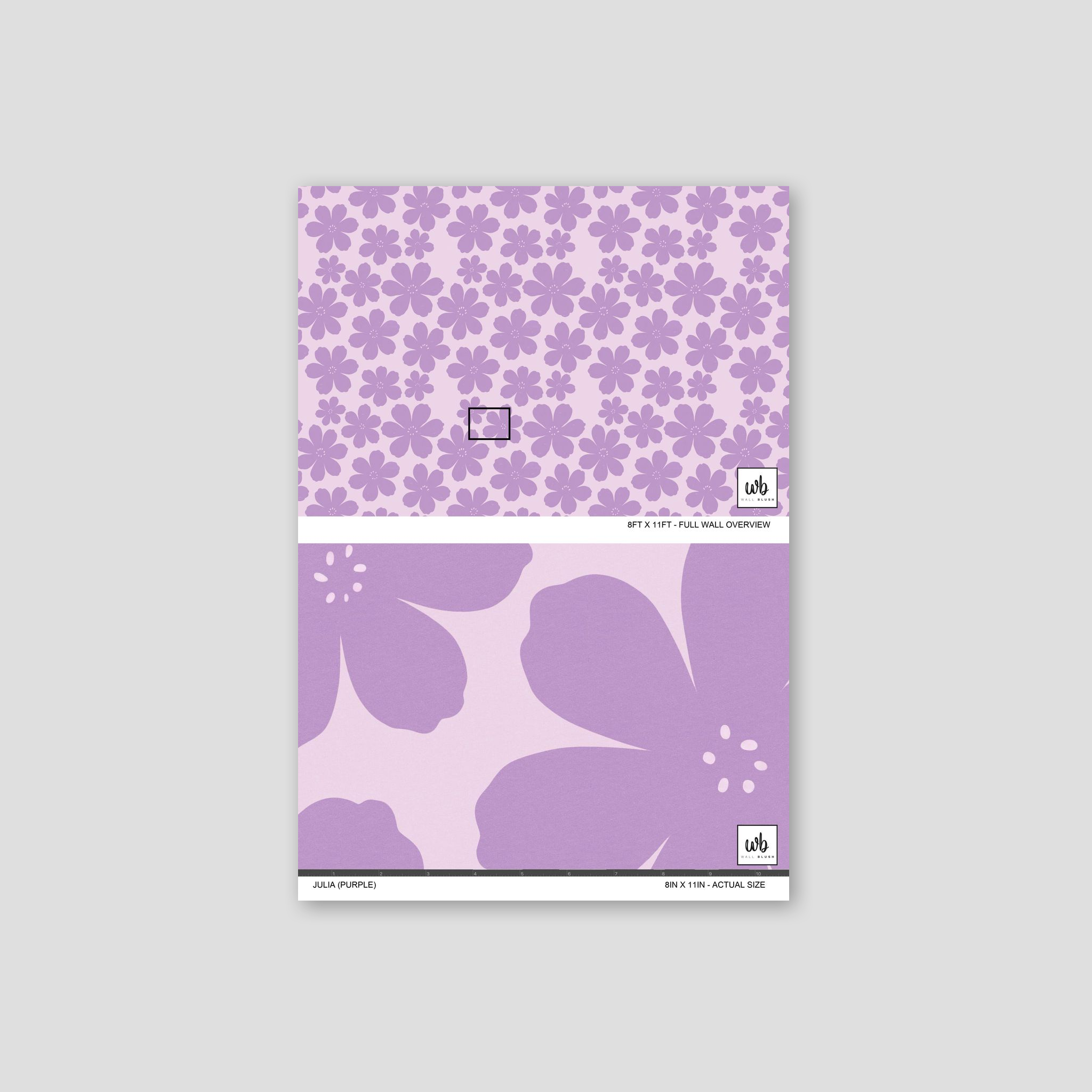 Julia (Purple) Wallpaper