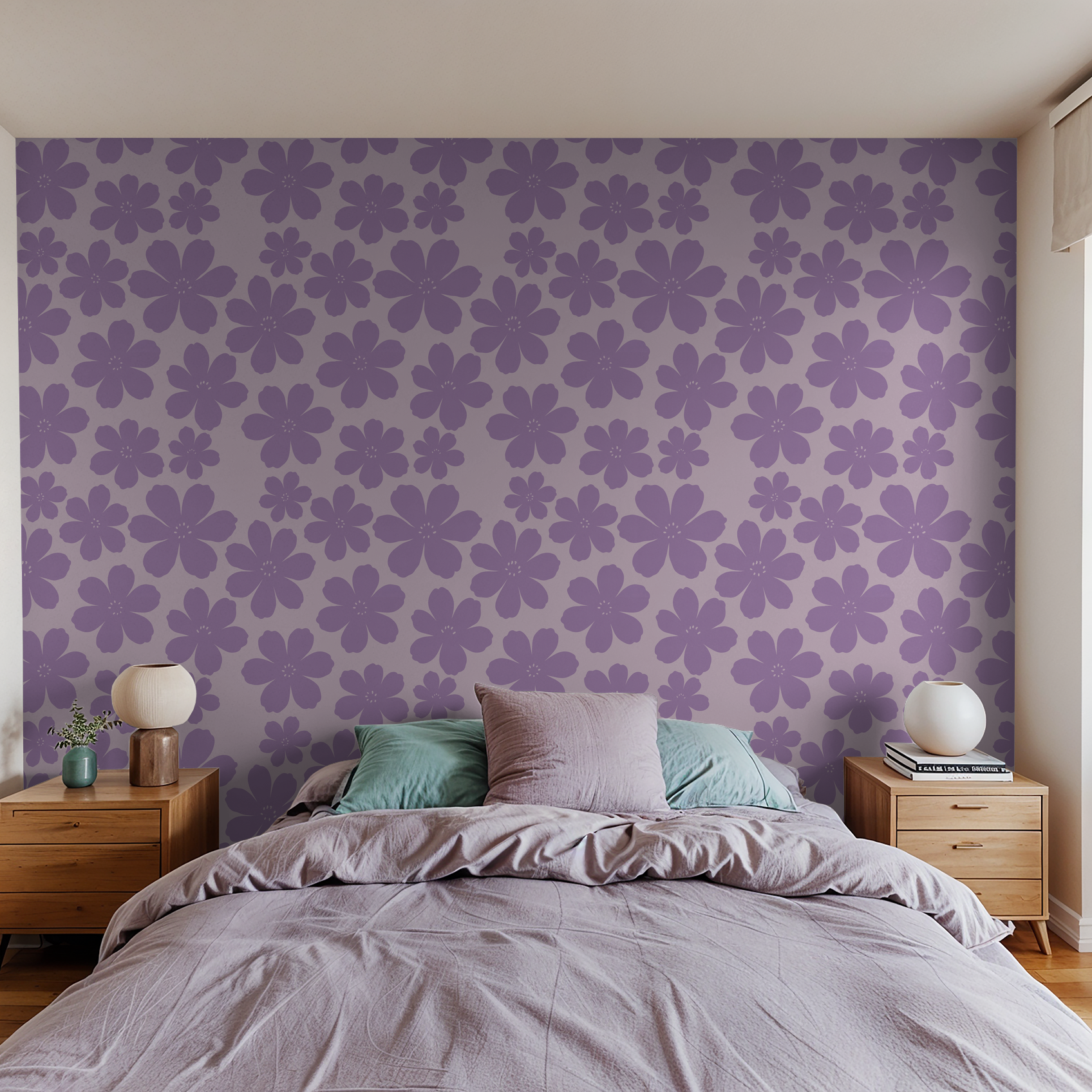 Julia (Purple) Wallpaper