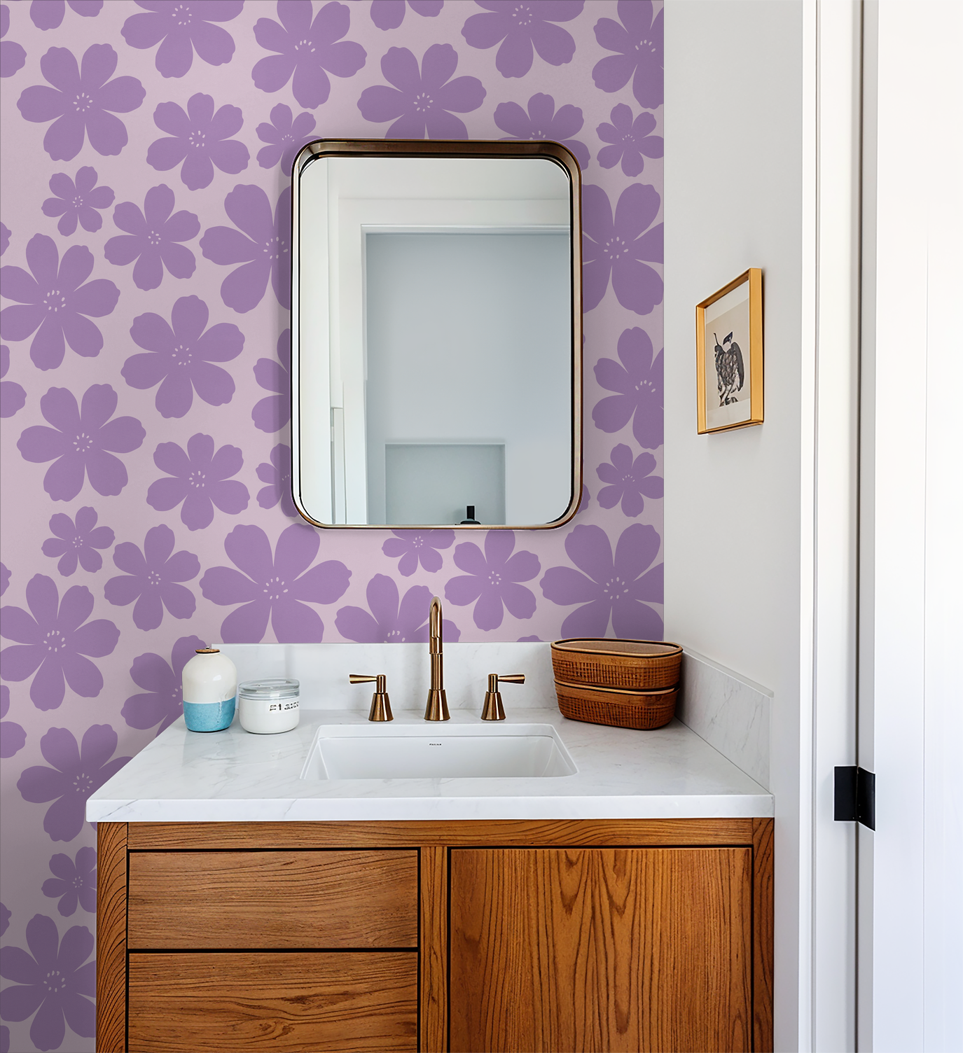 Julia (Purple) Wallpaper