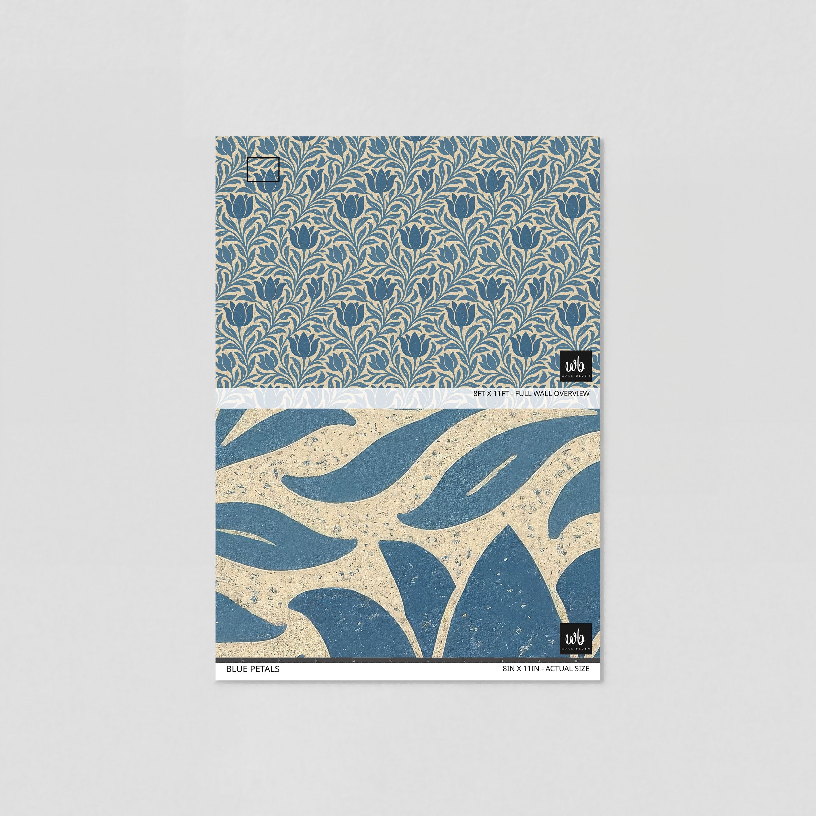 Blue Petals Wallpaper