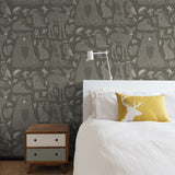 Woodland (Dark) Wallpaper Wallpaper - The Ollie Smither Line from WALL BLUSH