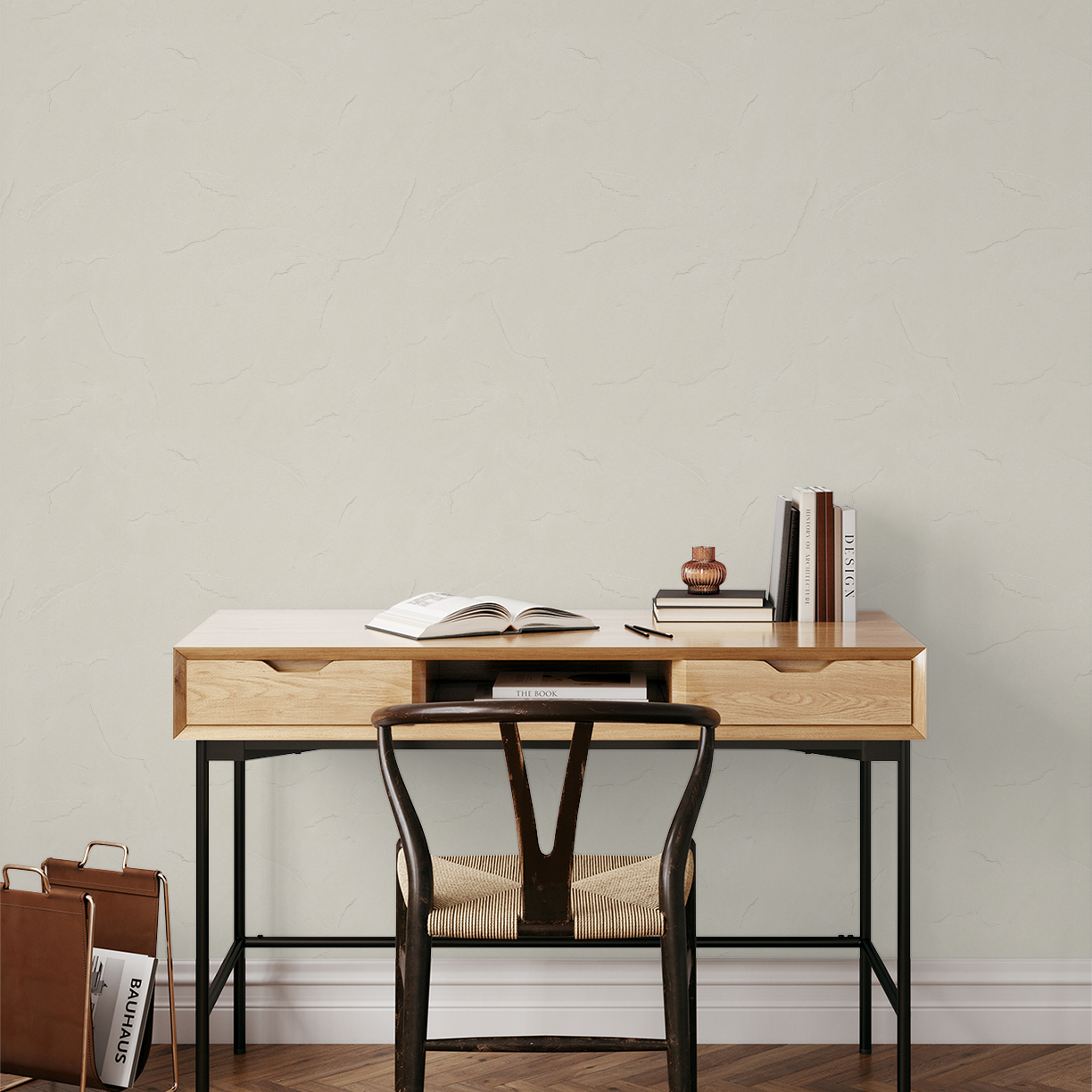 Plaster (Cream) Wallpaper