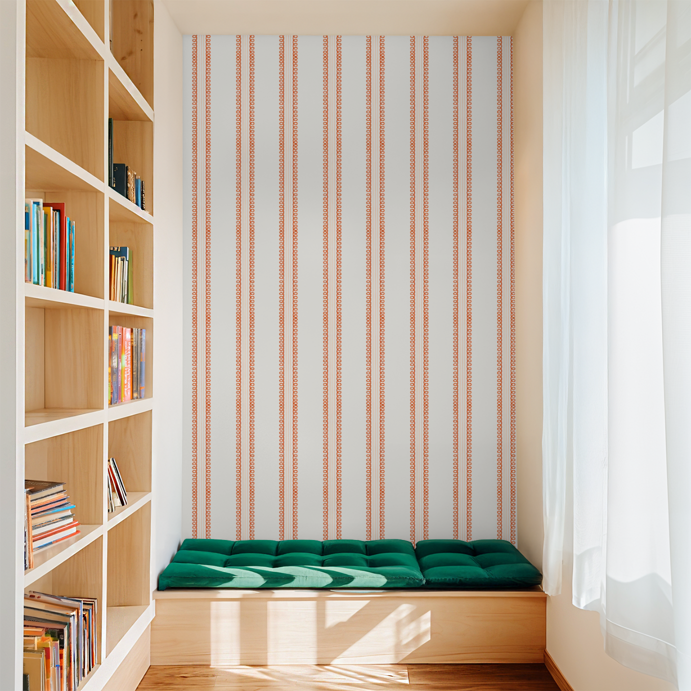 Veda (Red and Pink) Wallpaper