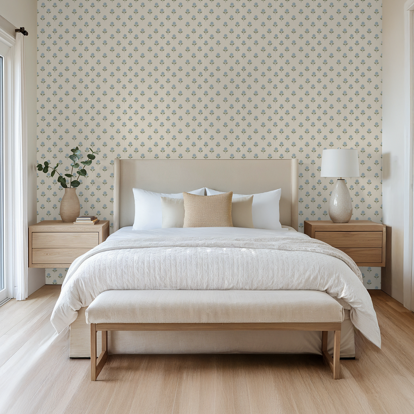 The Sylvie (Blue) Wallpaper