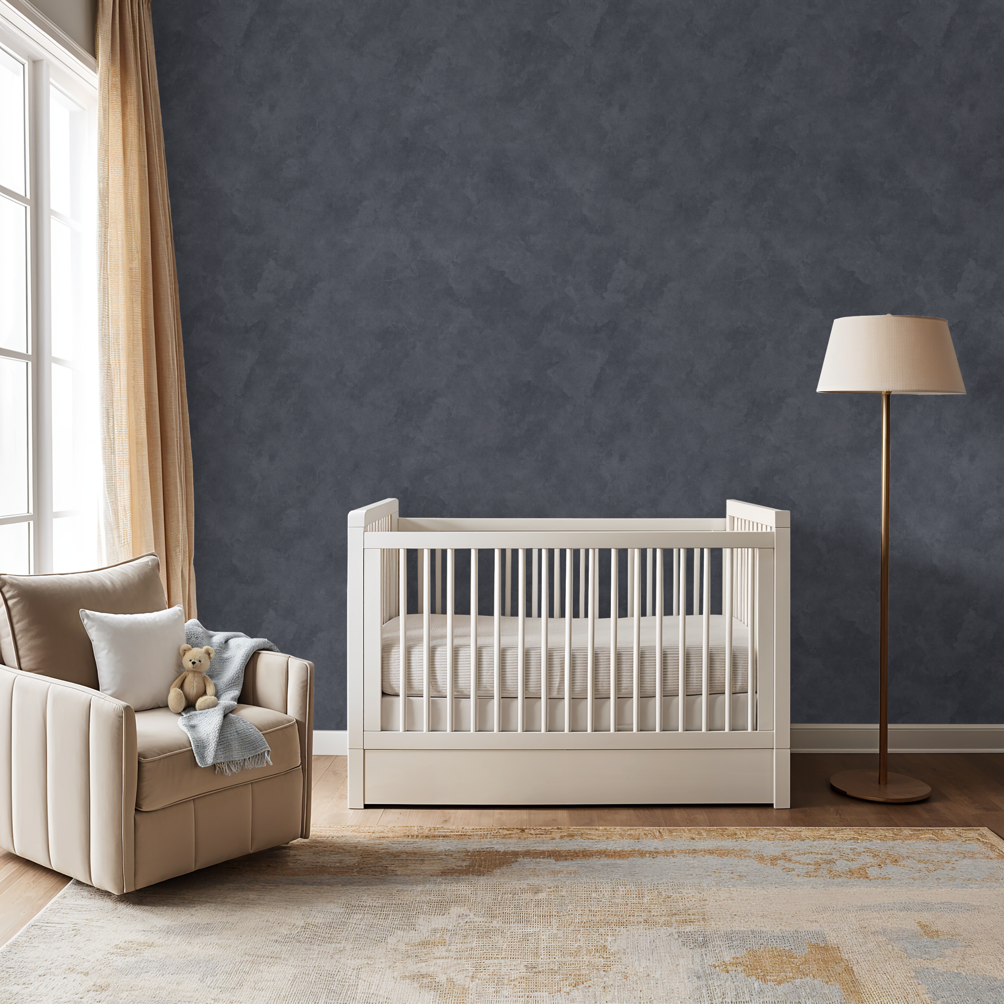 Roman Clay (Blue) Wallpaper