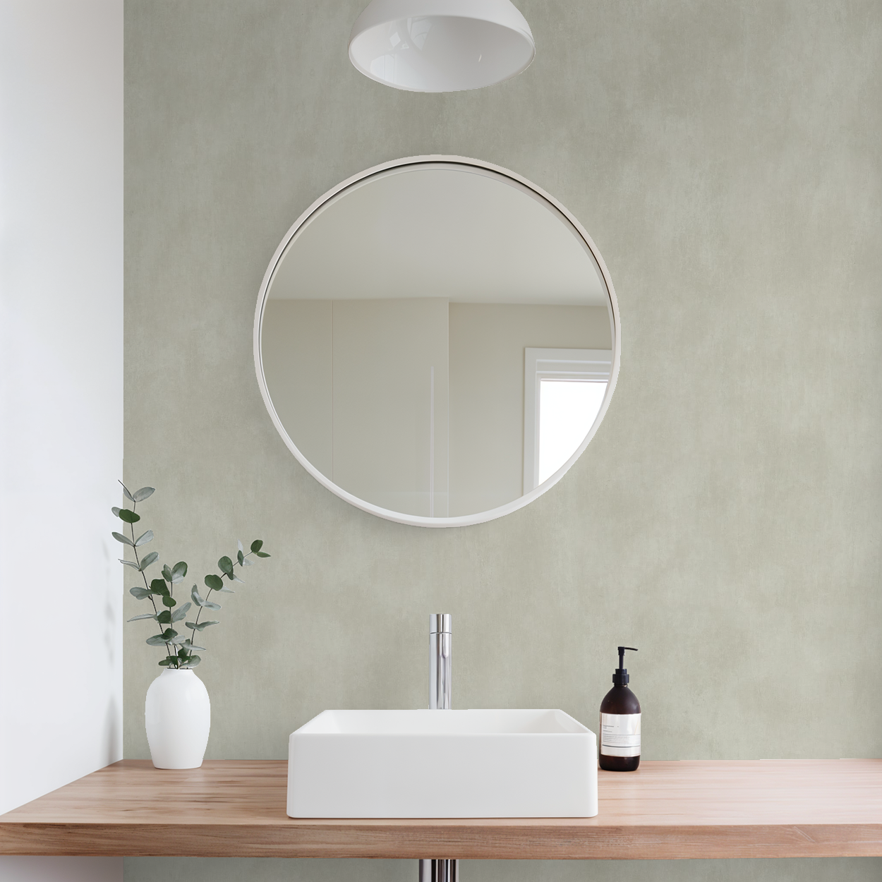 Limewash (Gray) Wallpaper