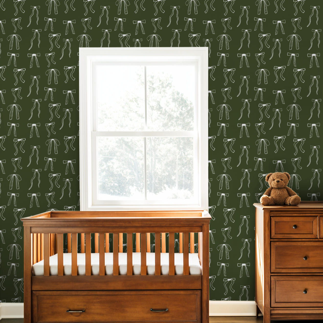 Perfectly Tied (Green) Wallpaper