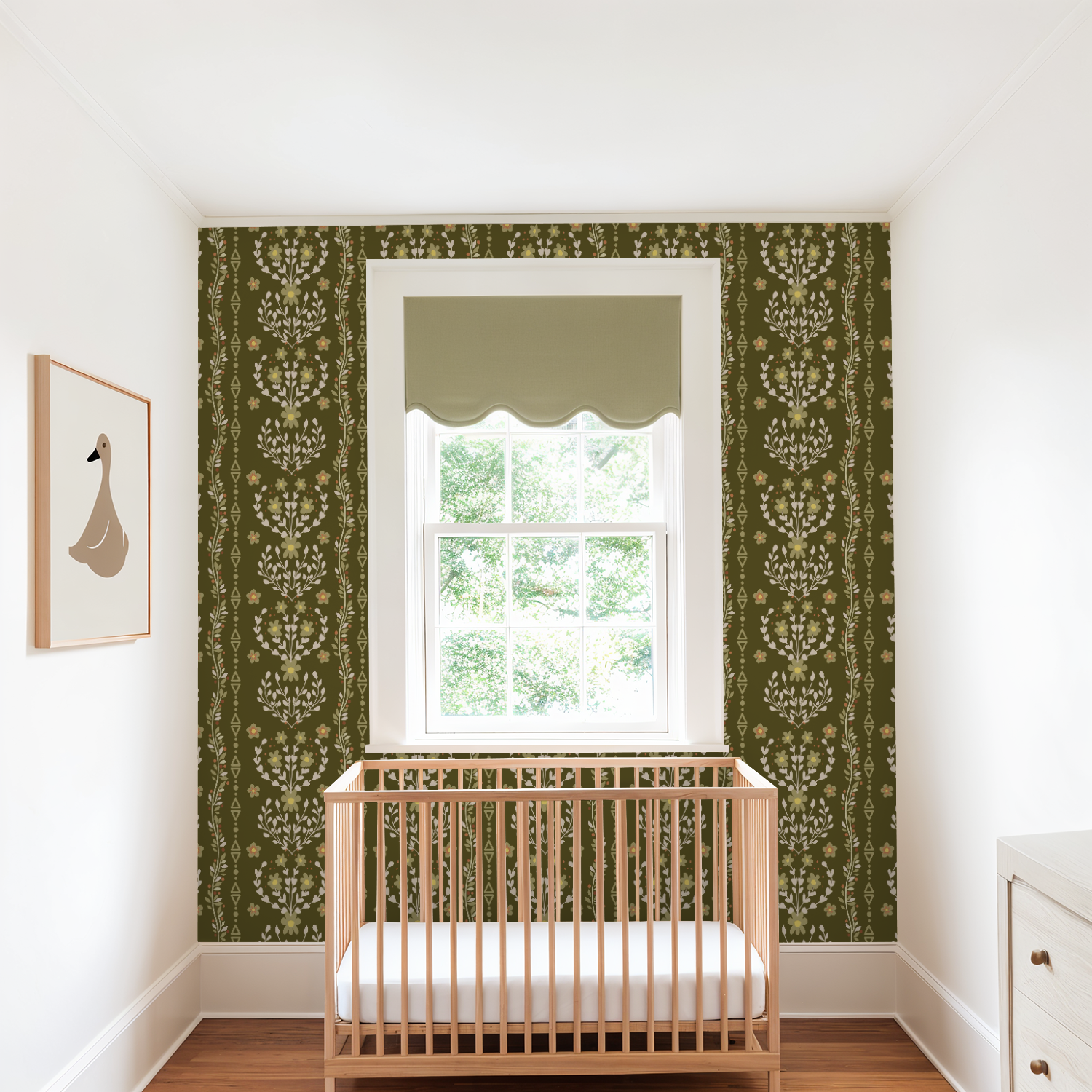 Beacon Meadow (Green) Wallpaper