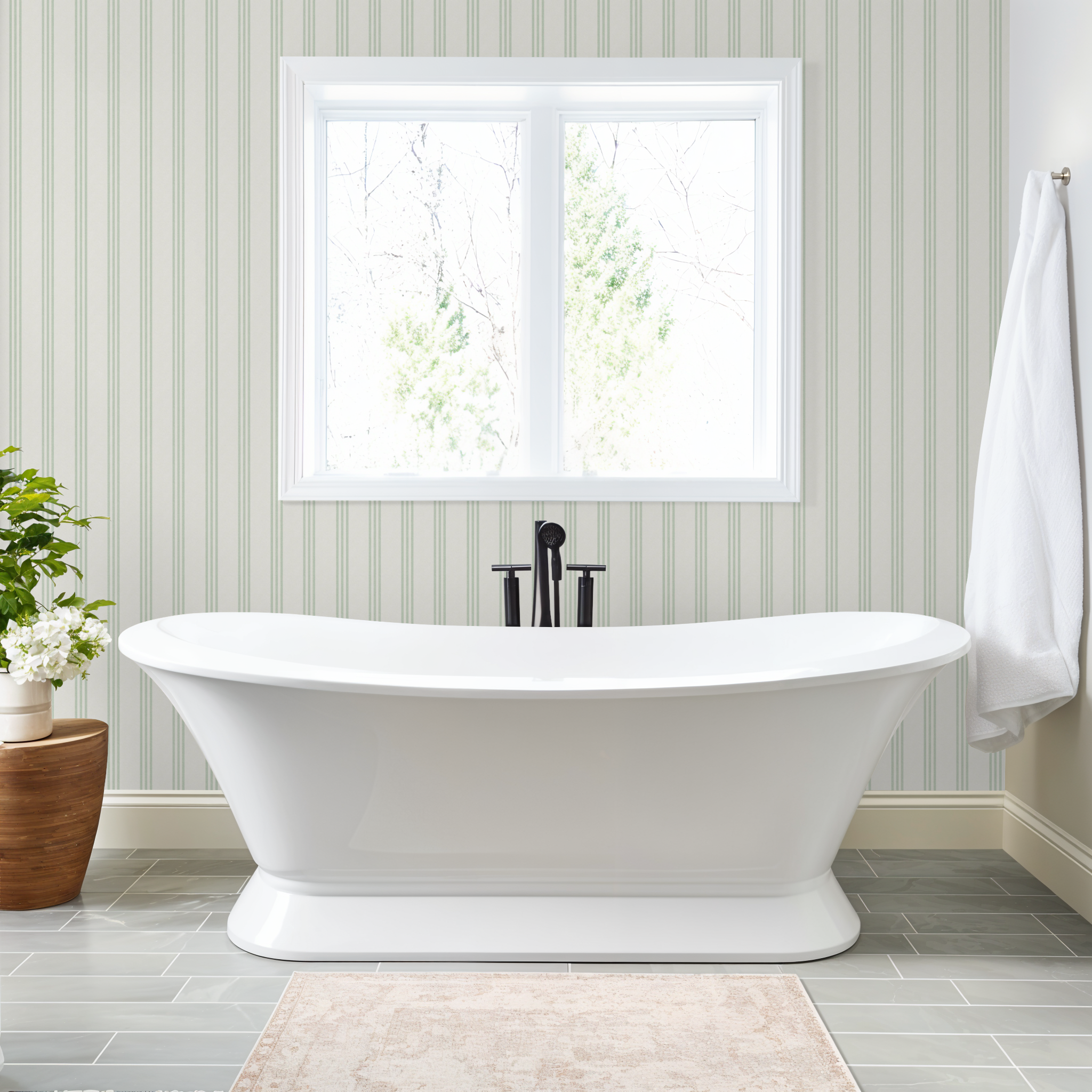 The Andrew Small (Light Green) Wallpaper