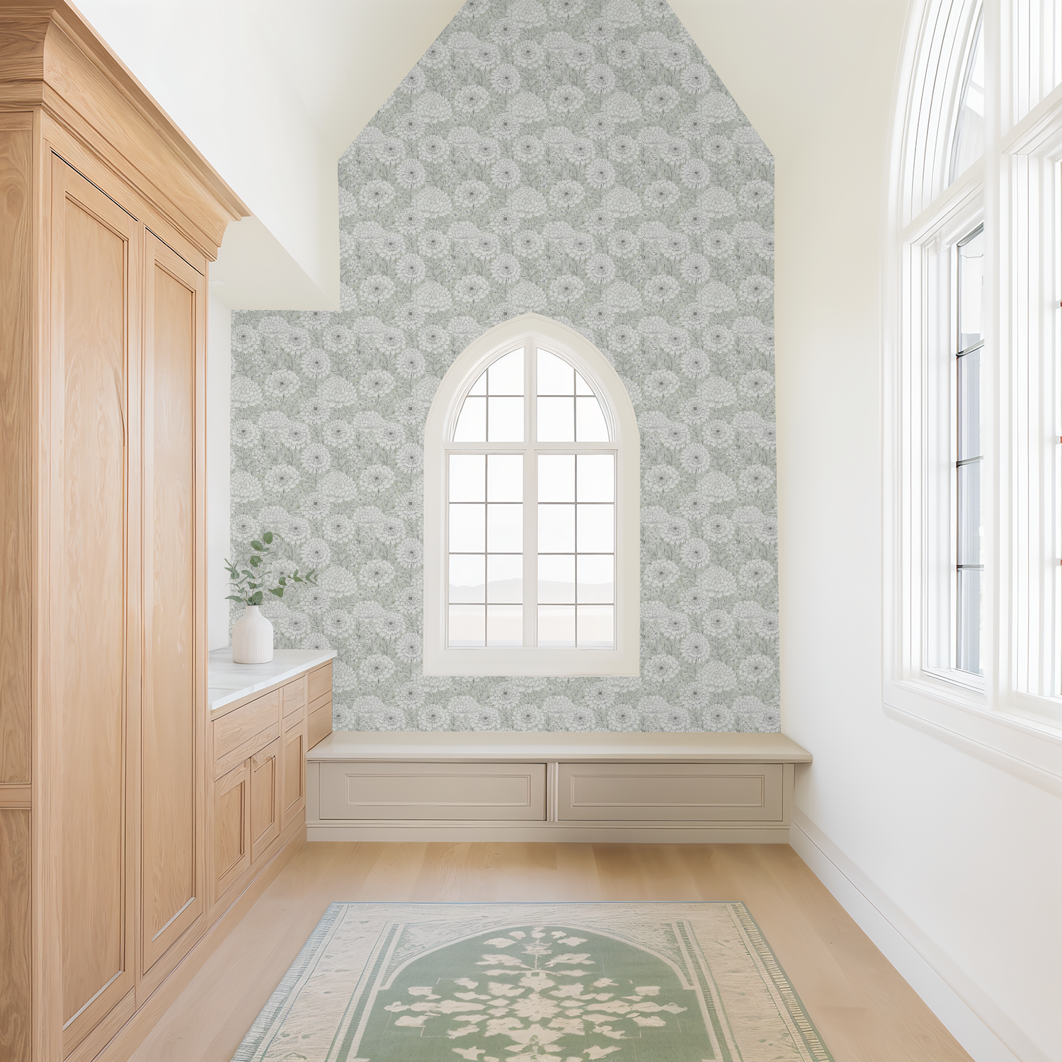 Samantha (Green) Wallpaper