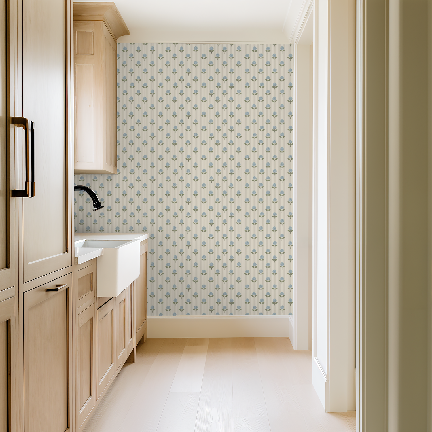 The Sylvie (Blue) Wallpaper