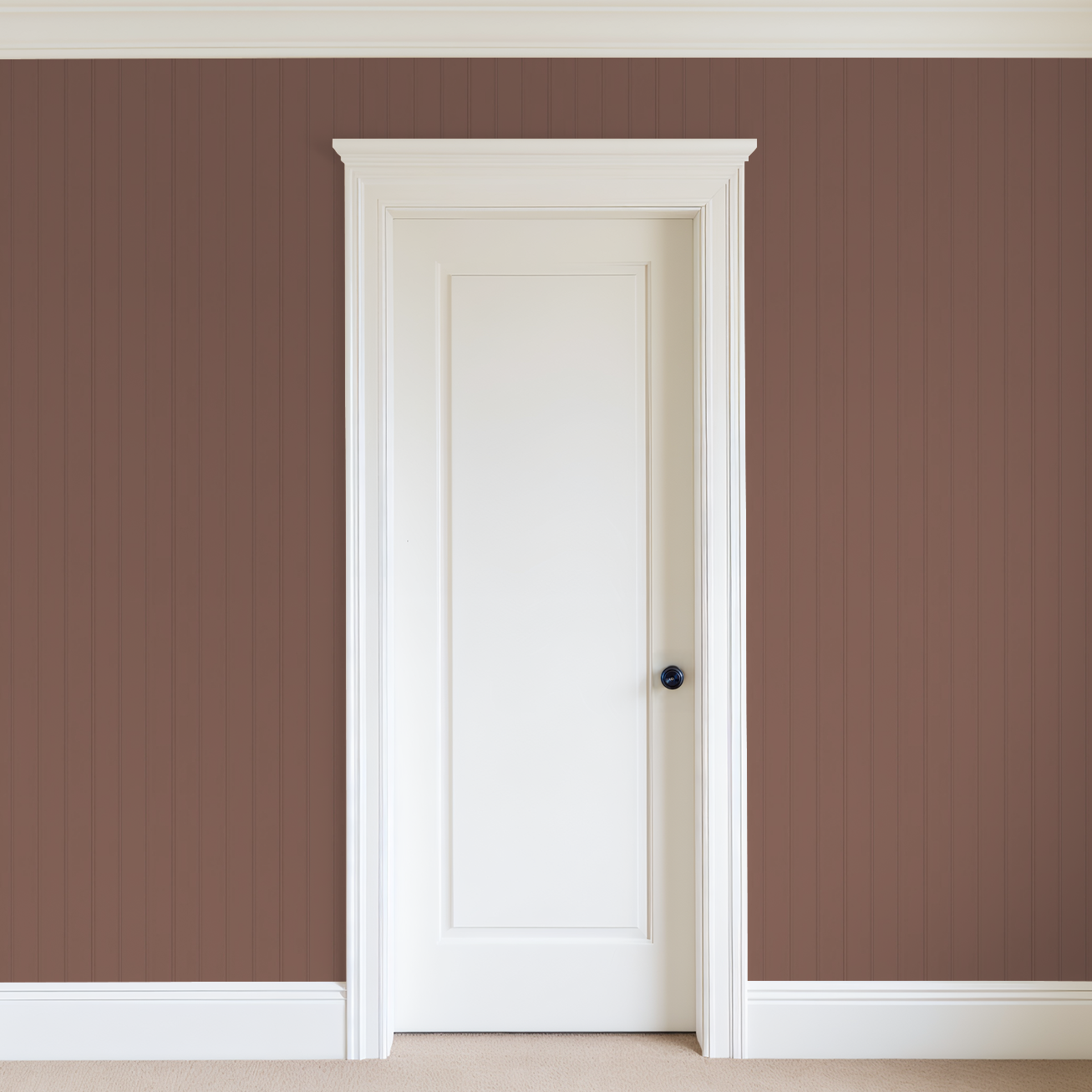 Beadboard (Rust) Wallpaper