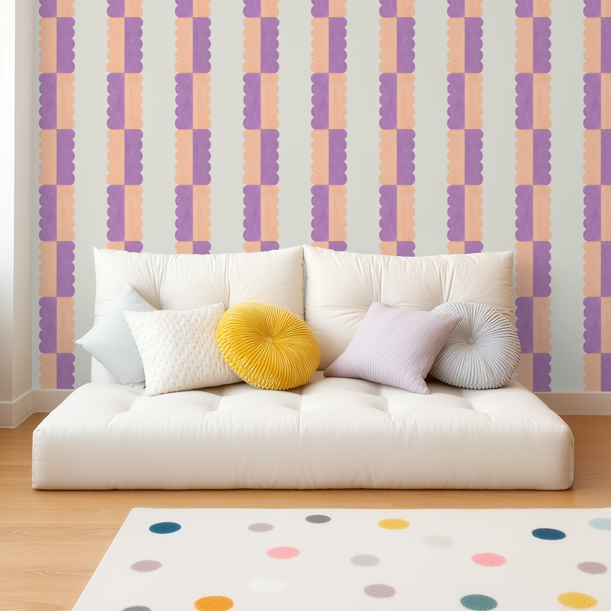 Blake (Purple and Pink) Wallpaper