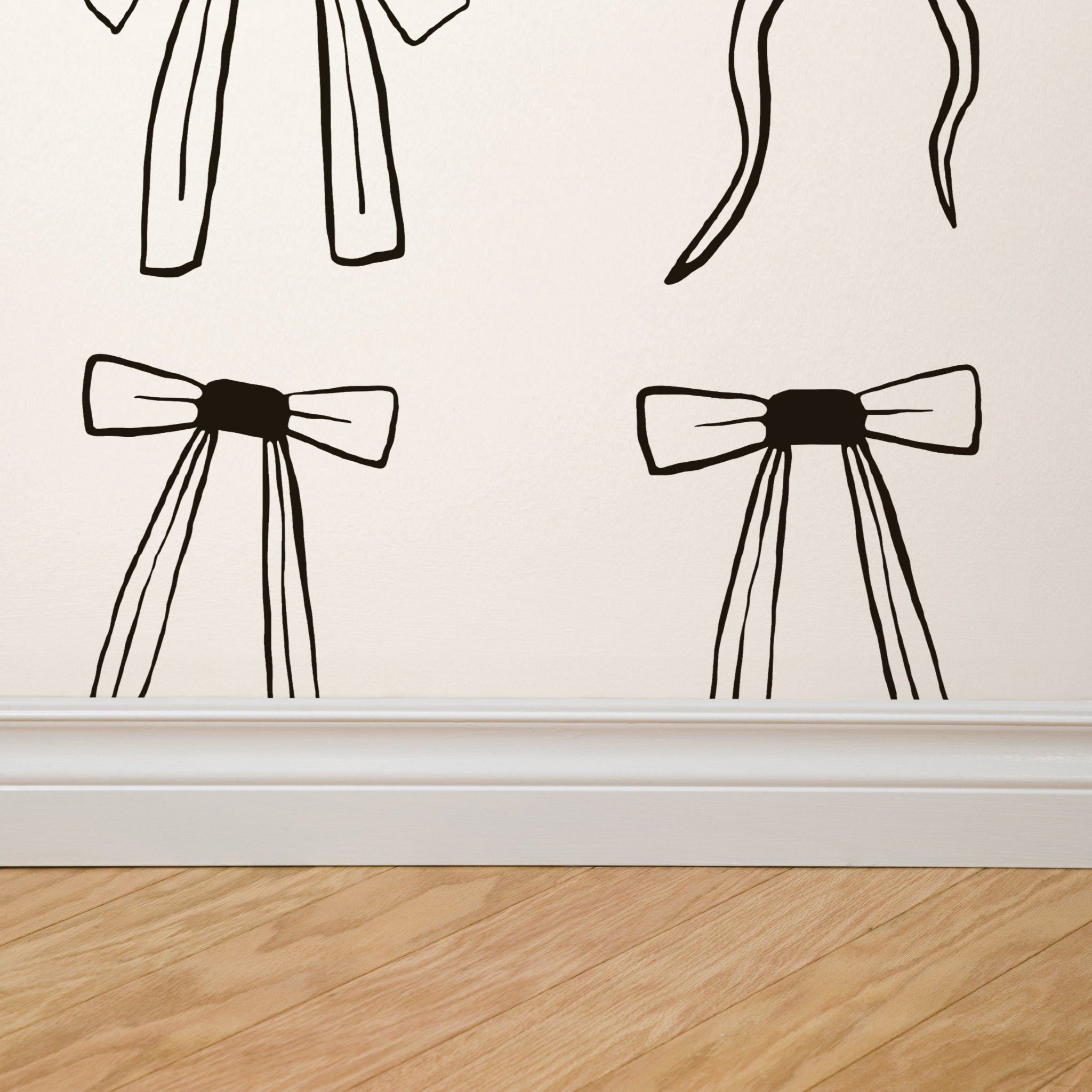 Perfectly Tied (Cream) Wallpaper