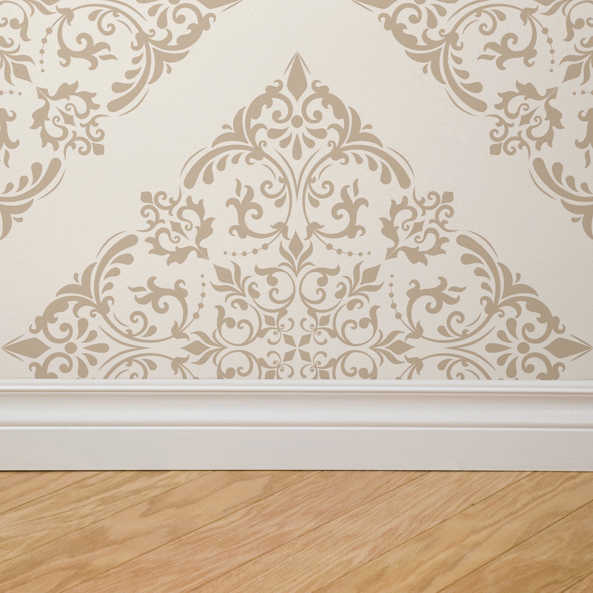 Thrifted Meadow (Tan) Wallpaper