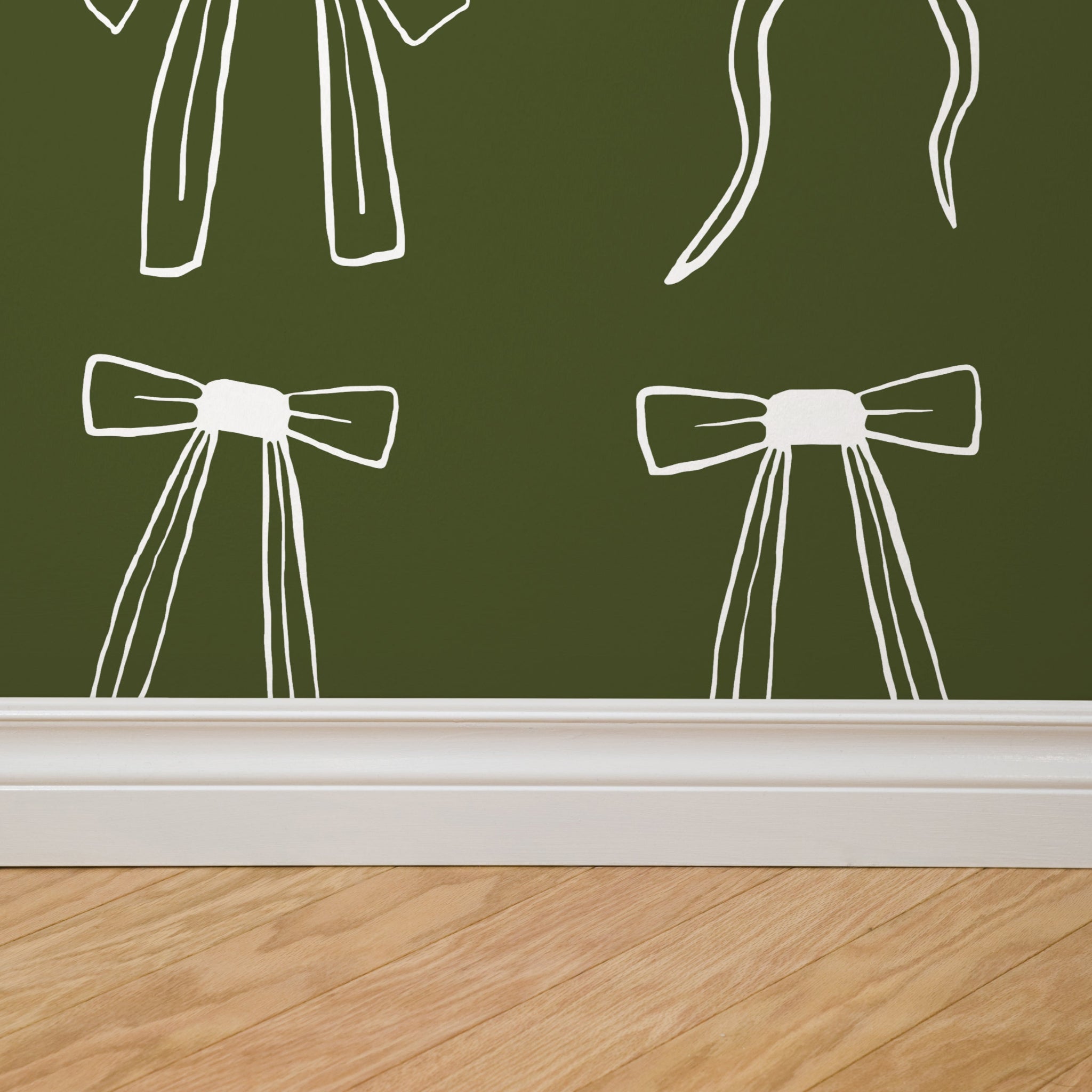 Perfectly Tied (Green) Wallpaper