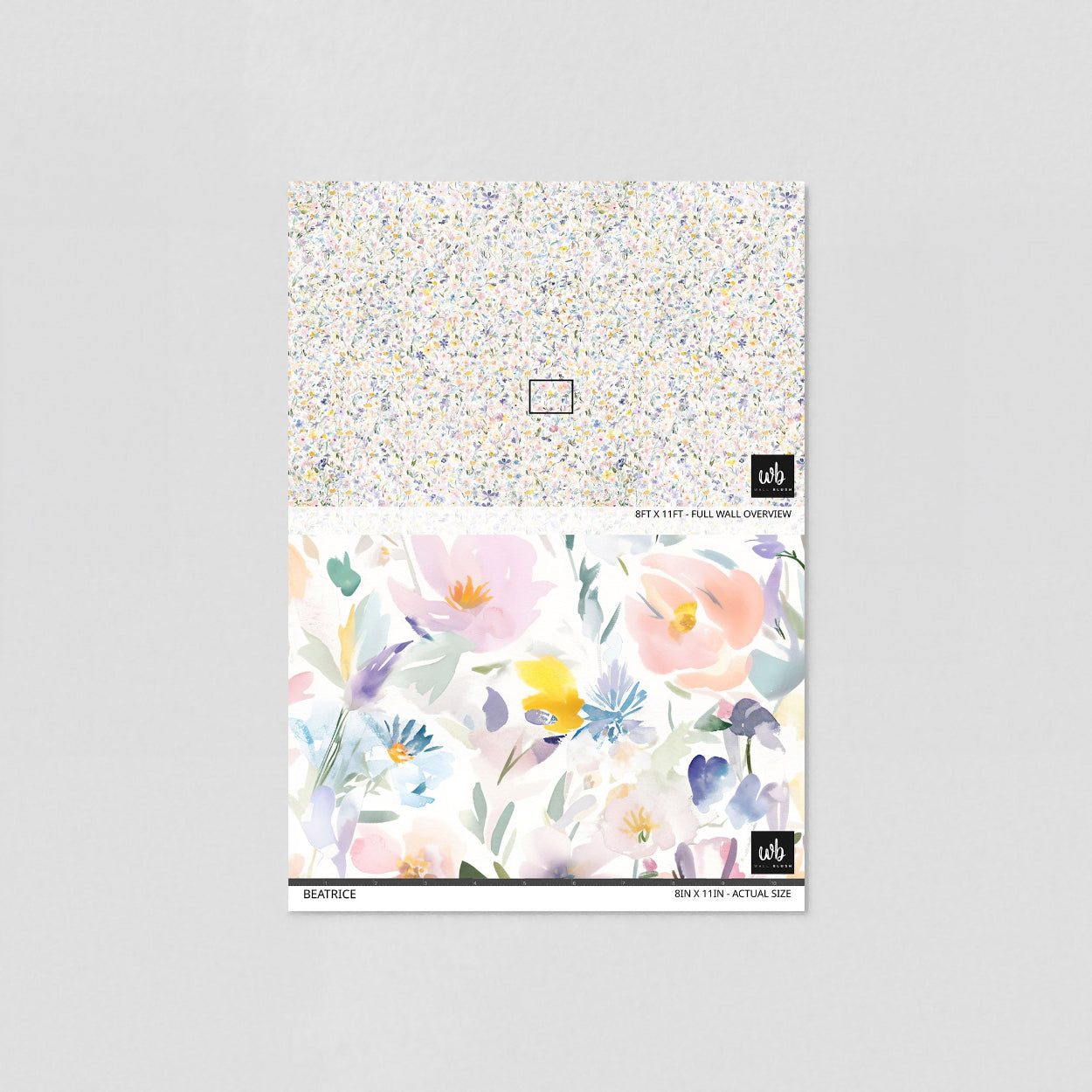 Beatrice Wallpaper - 8 FT H X 8 FT W Traditional