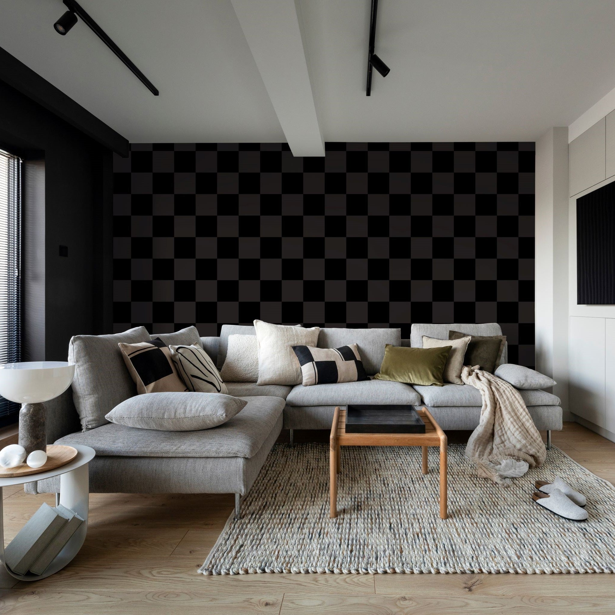 Checked Out Wallpaper - 8 FT H X 12.5 FT W P&S