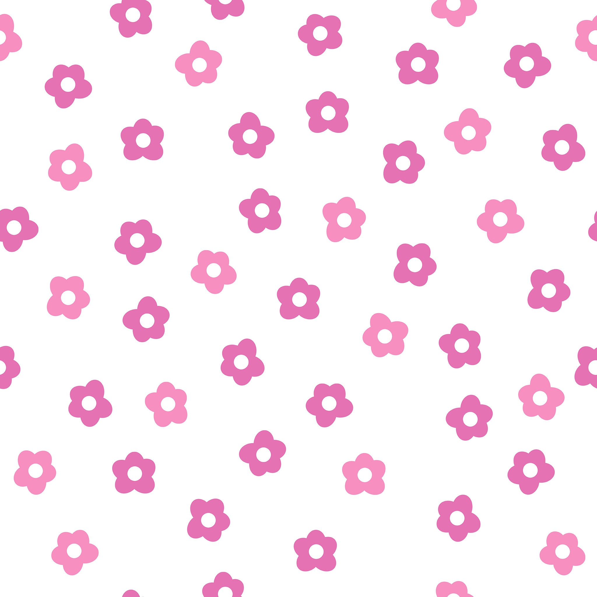 Daisy Dot (Pink) Wallpaper