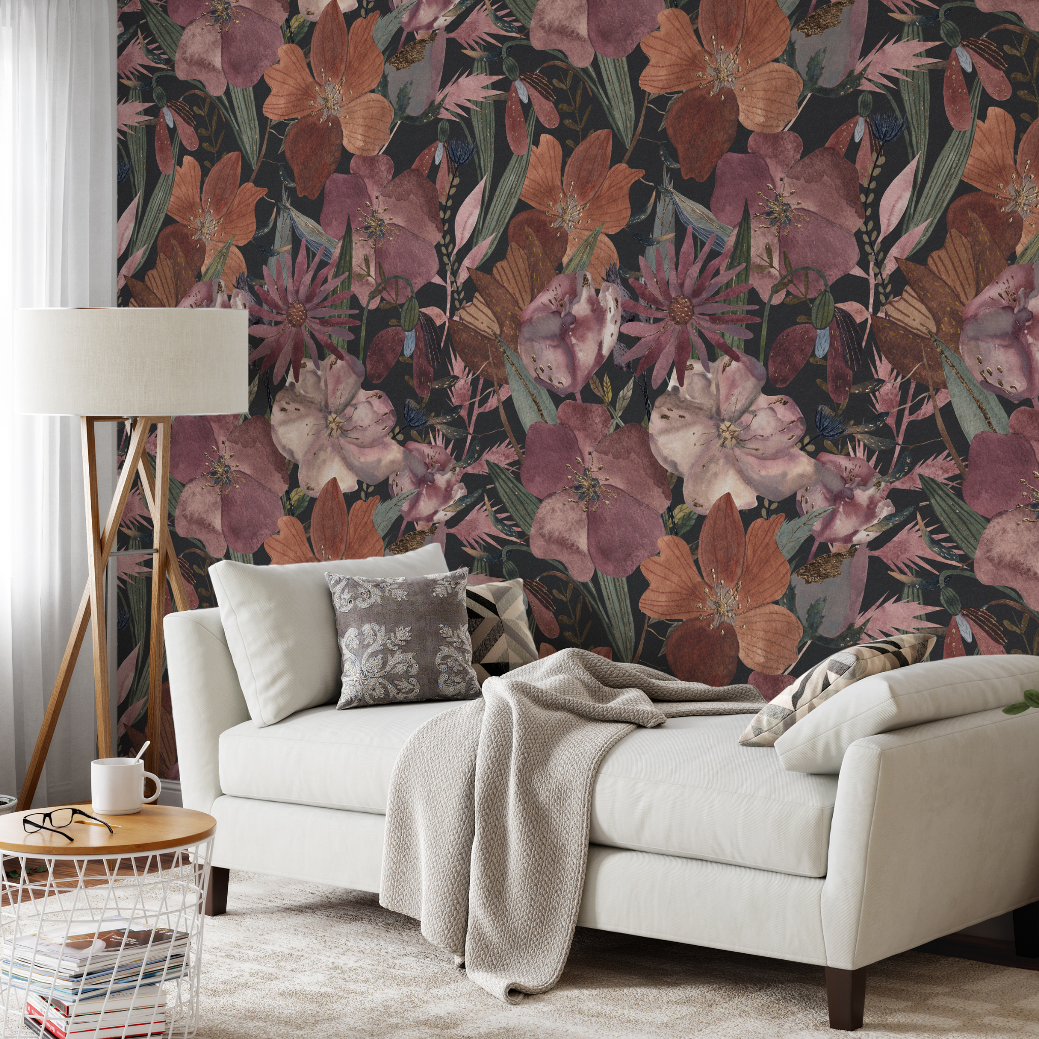 Edith Wallpaper Wallpaper - The Stefanie Bloom Line from WALL BLUSH