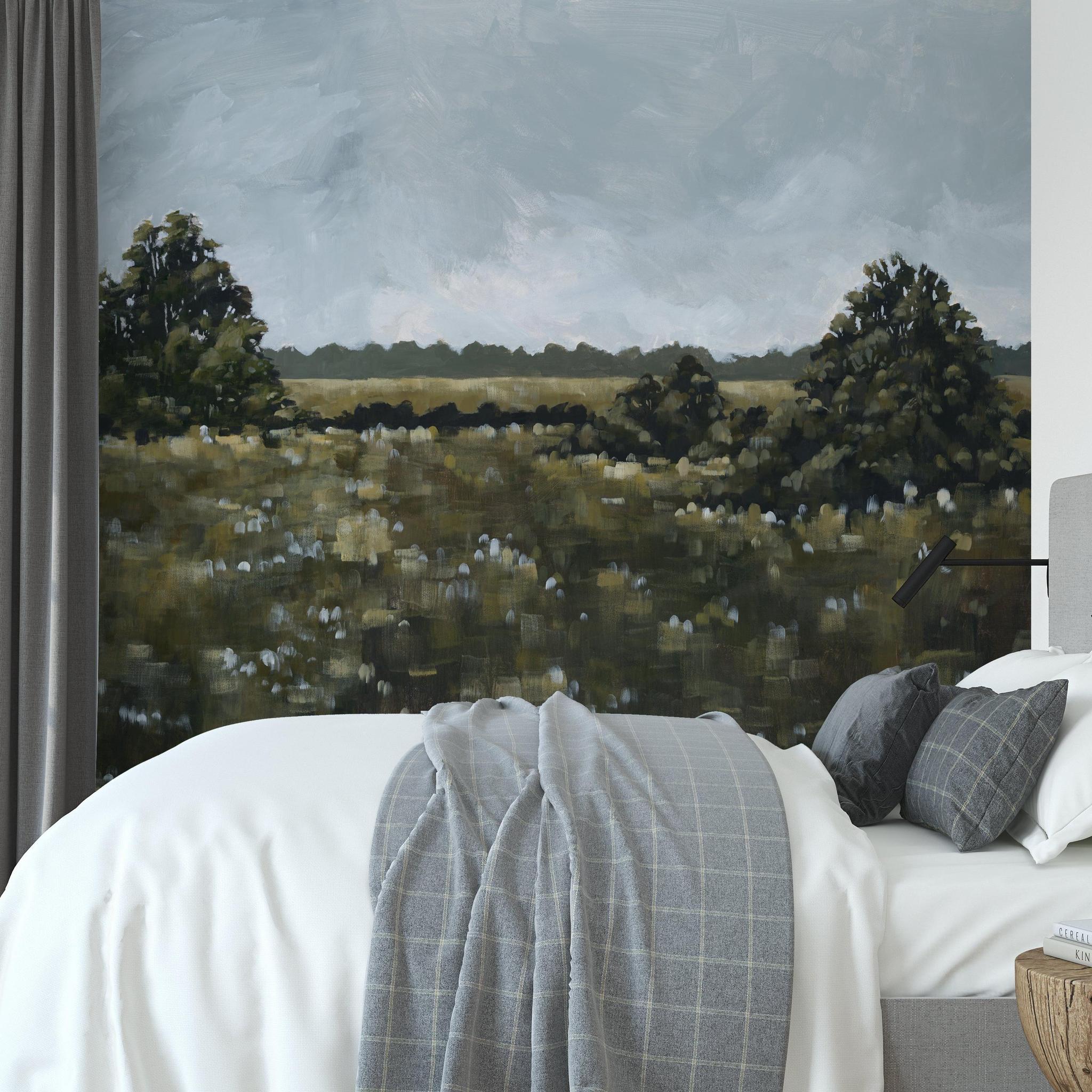 Field of Dreams Wallpaper - 4 FT H X 17 FT W Peel and Stick