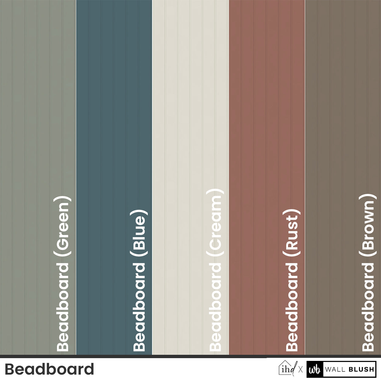 Beadboard (Cream) Wallpaper