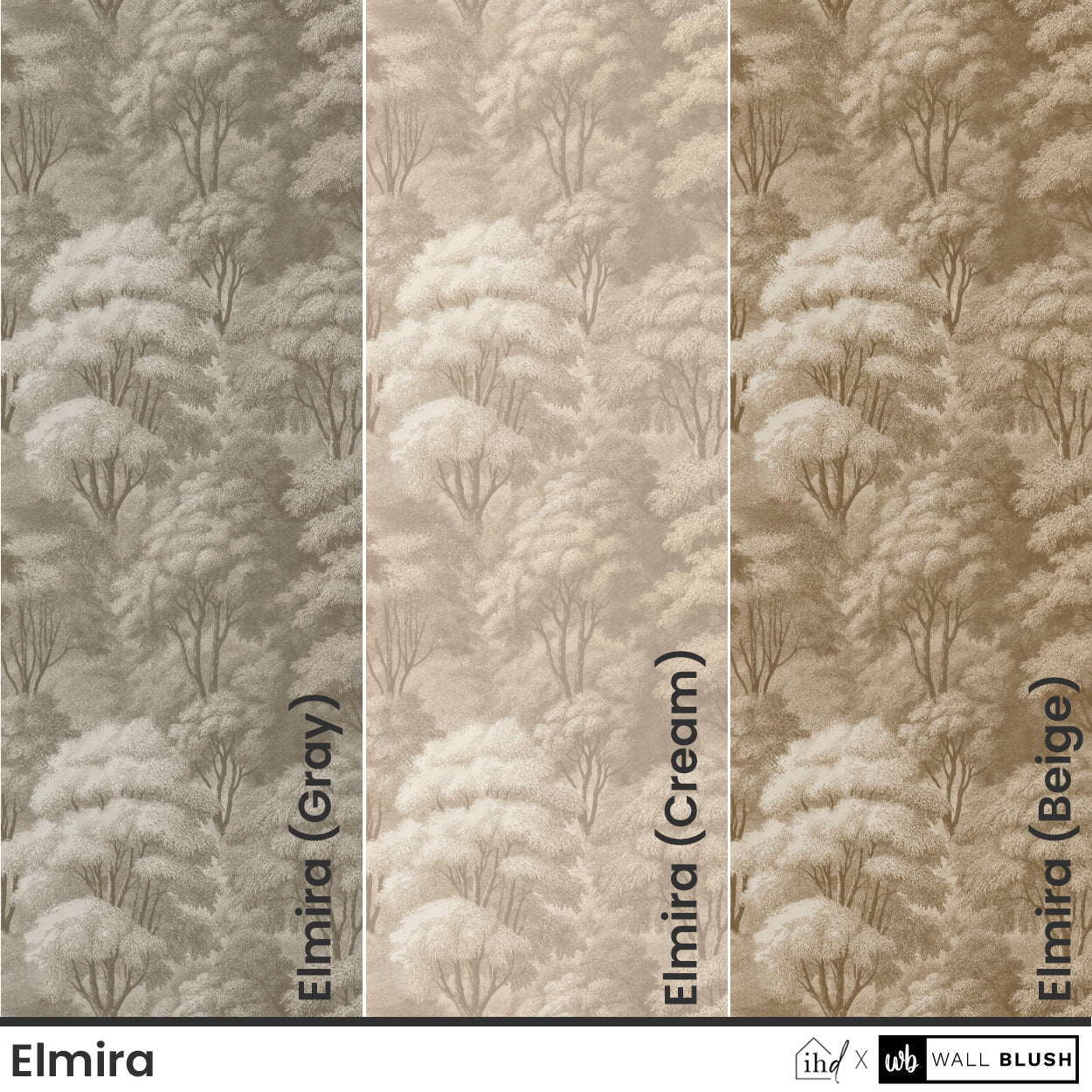 Elmira (Beige) Wallpaper