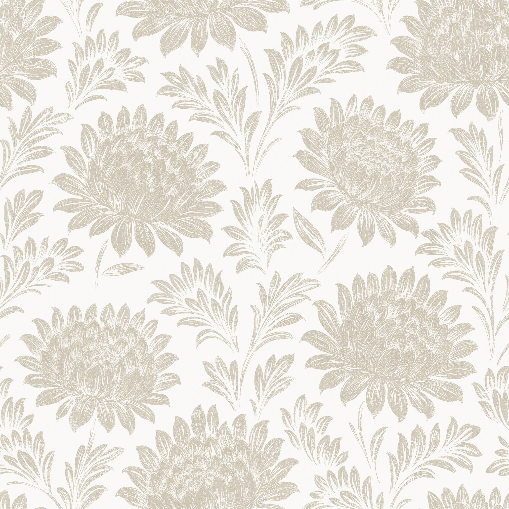 Lisa (Beige) Wallpaper