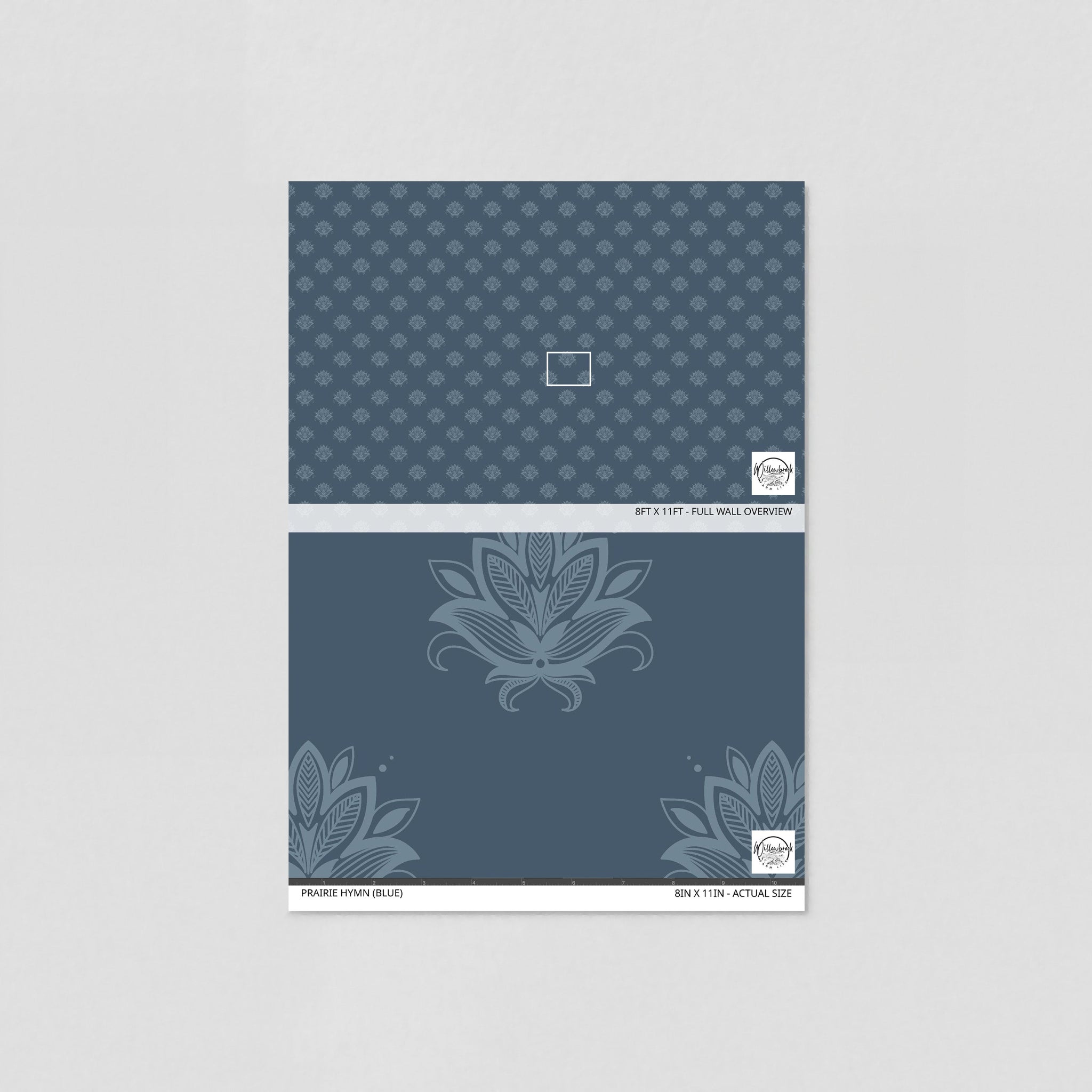 Prairie Hymn (Blue) Wallpaper