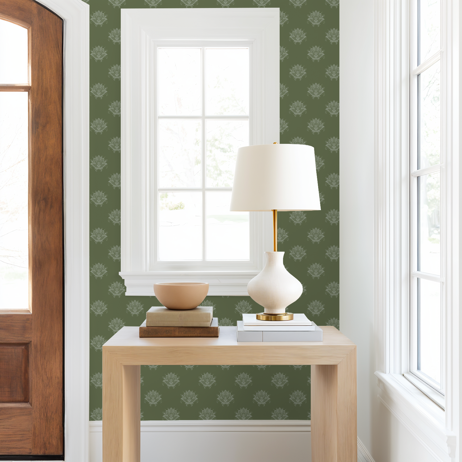 Prairie Hymn (Green) Wallpaper