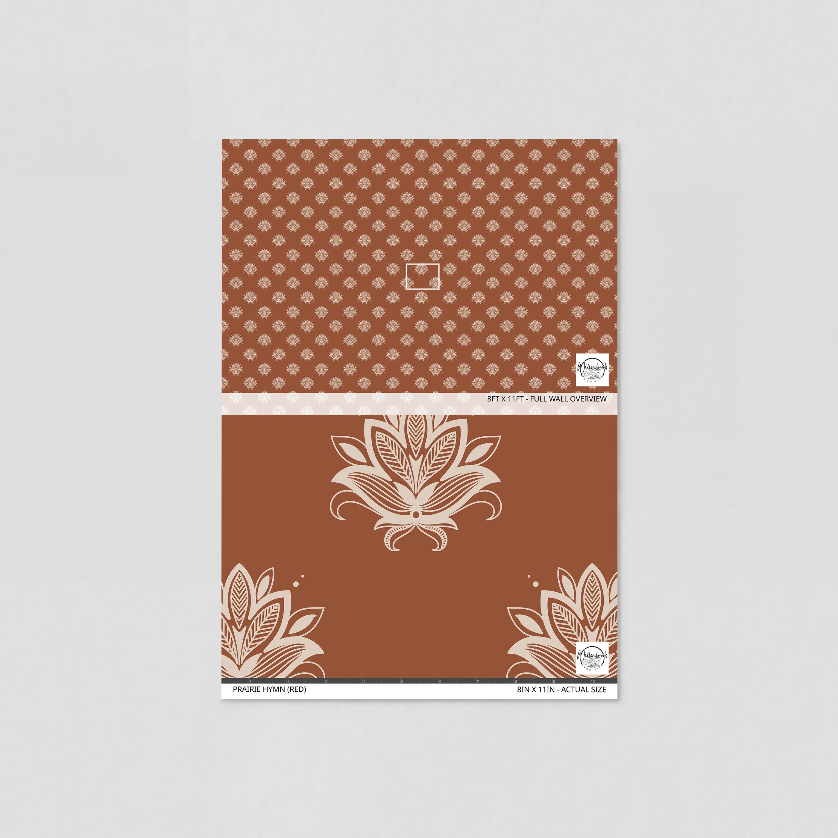Prairie Hymn (Red) Wallpaper