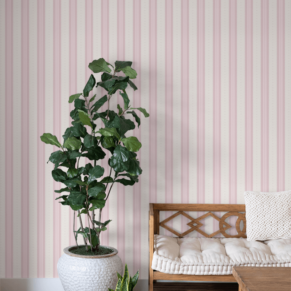 Petal Soft Scallops (Pink) Wallpaper