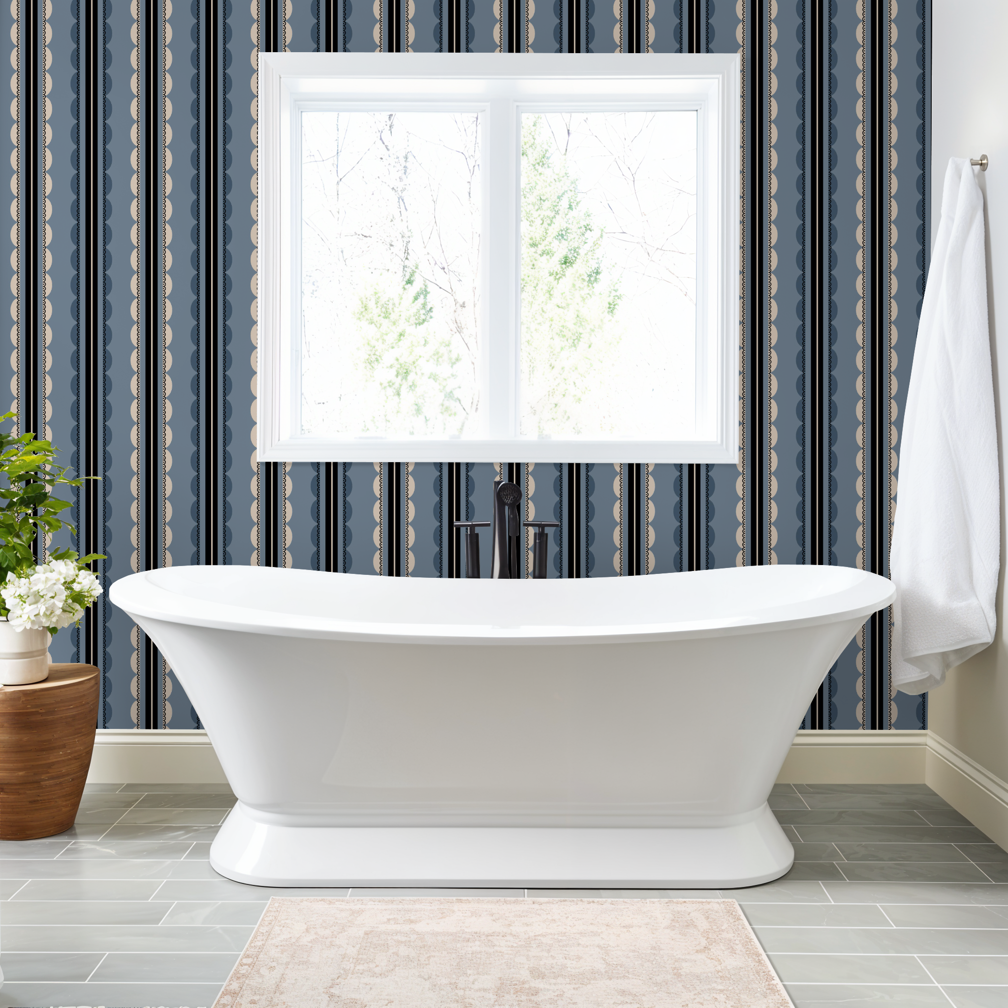 Sunday Scallop (Blue)