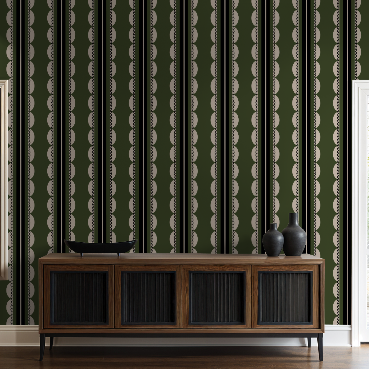 Sunday Scallop (Dark Green)