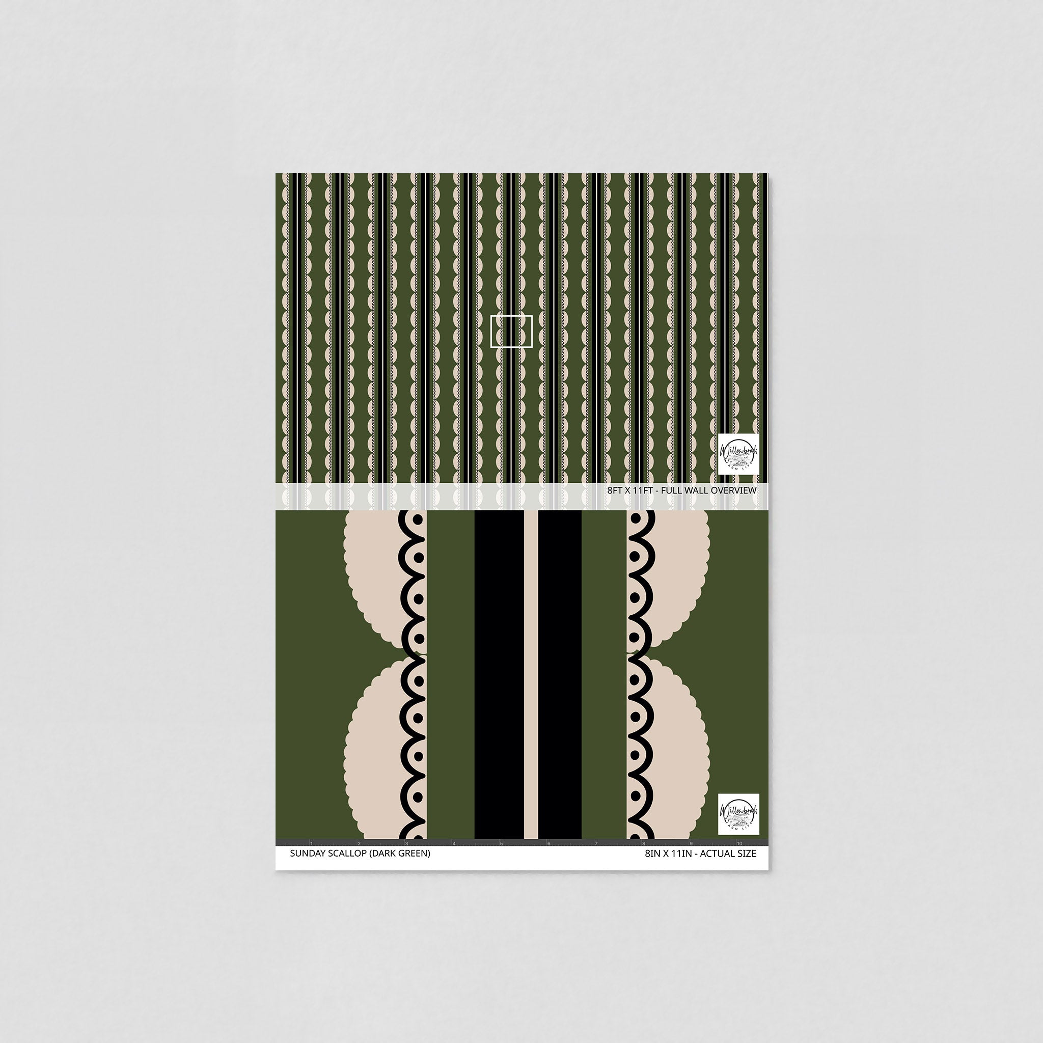 Sunday Scallop (Dark Green)