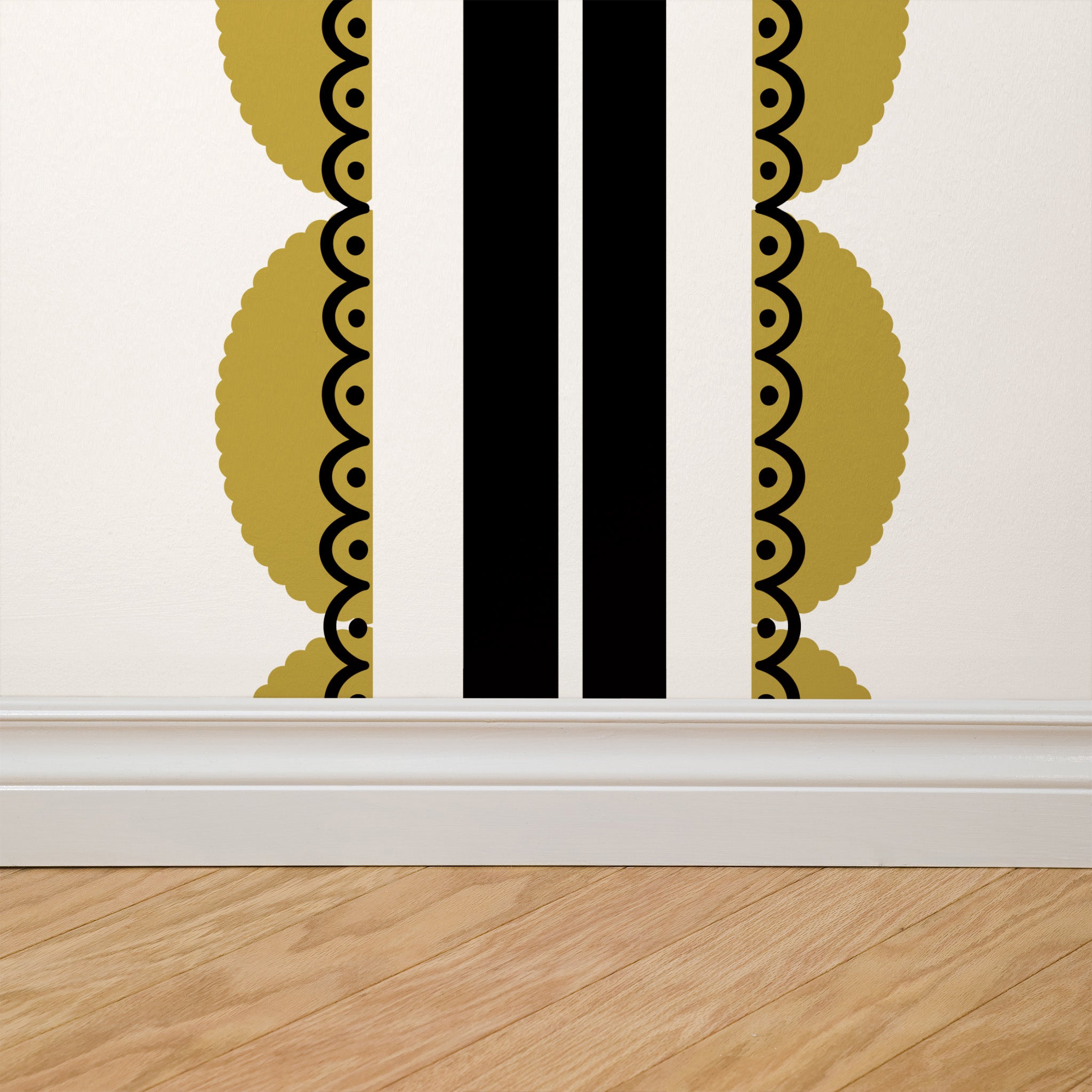 Sunday Scallop (Yellow) Wallpaper