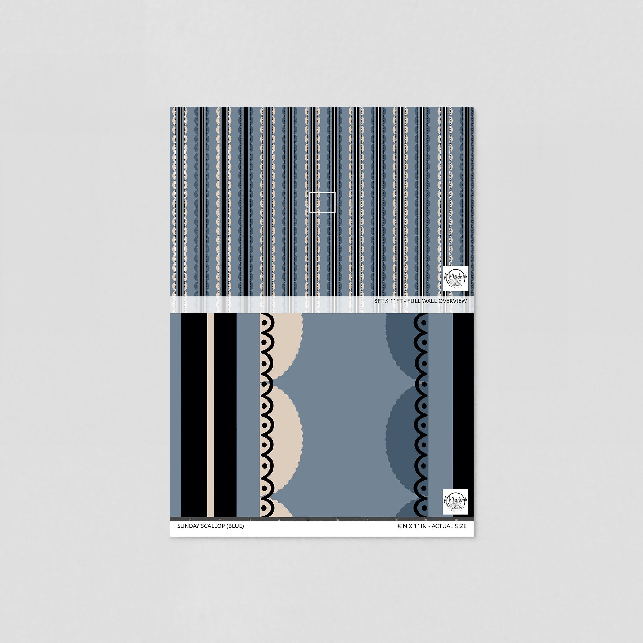 Sunday Scallop (Blue)