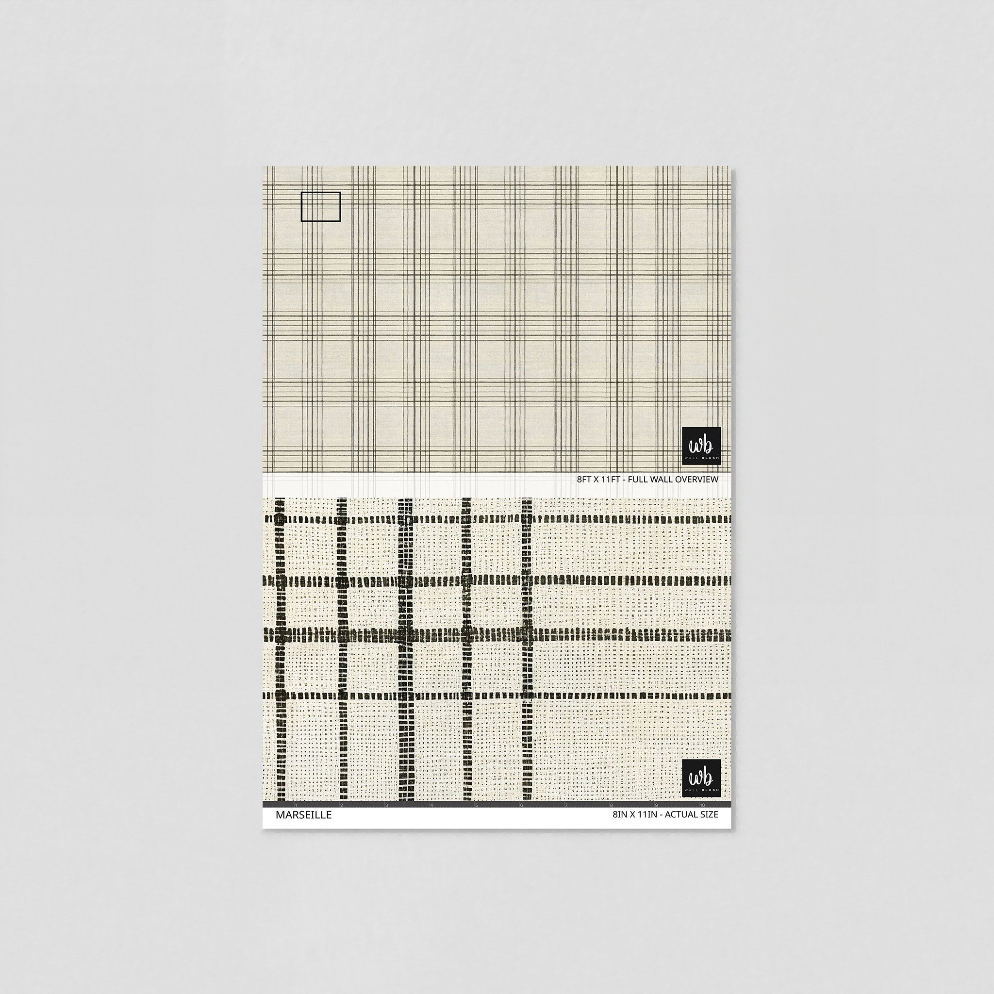 Marseille Wallpaper - 6 FT H X 11 FT W Peel and Stick