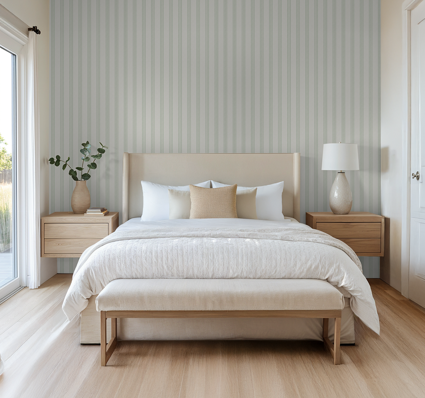 The Andrew Small (Light Green) Wallpaper
