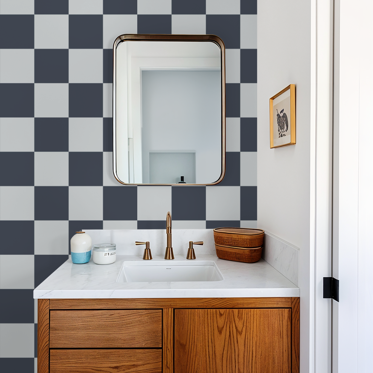 Arlo Check Wallpaper