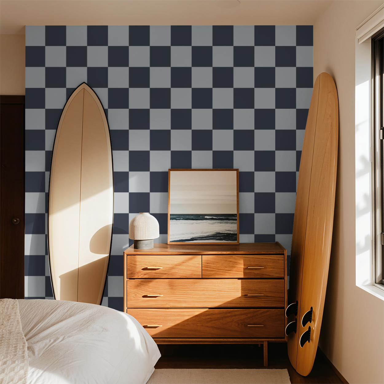 Arlo Check Wallpaper