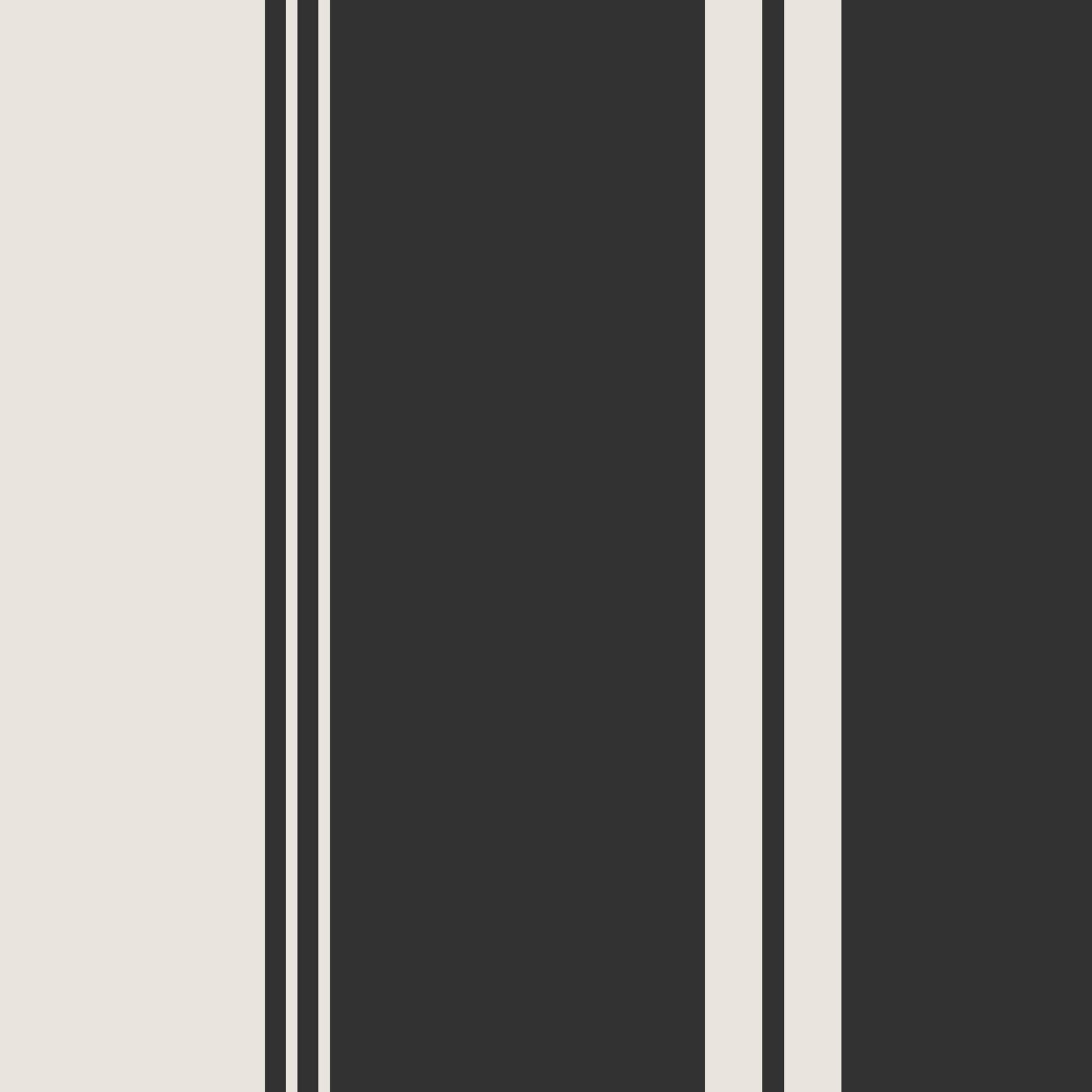 Charcoal and cream geometric stripe wallpaper pattern, modern and bold.