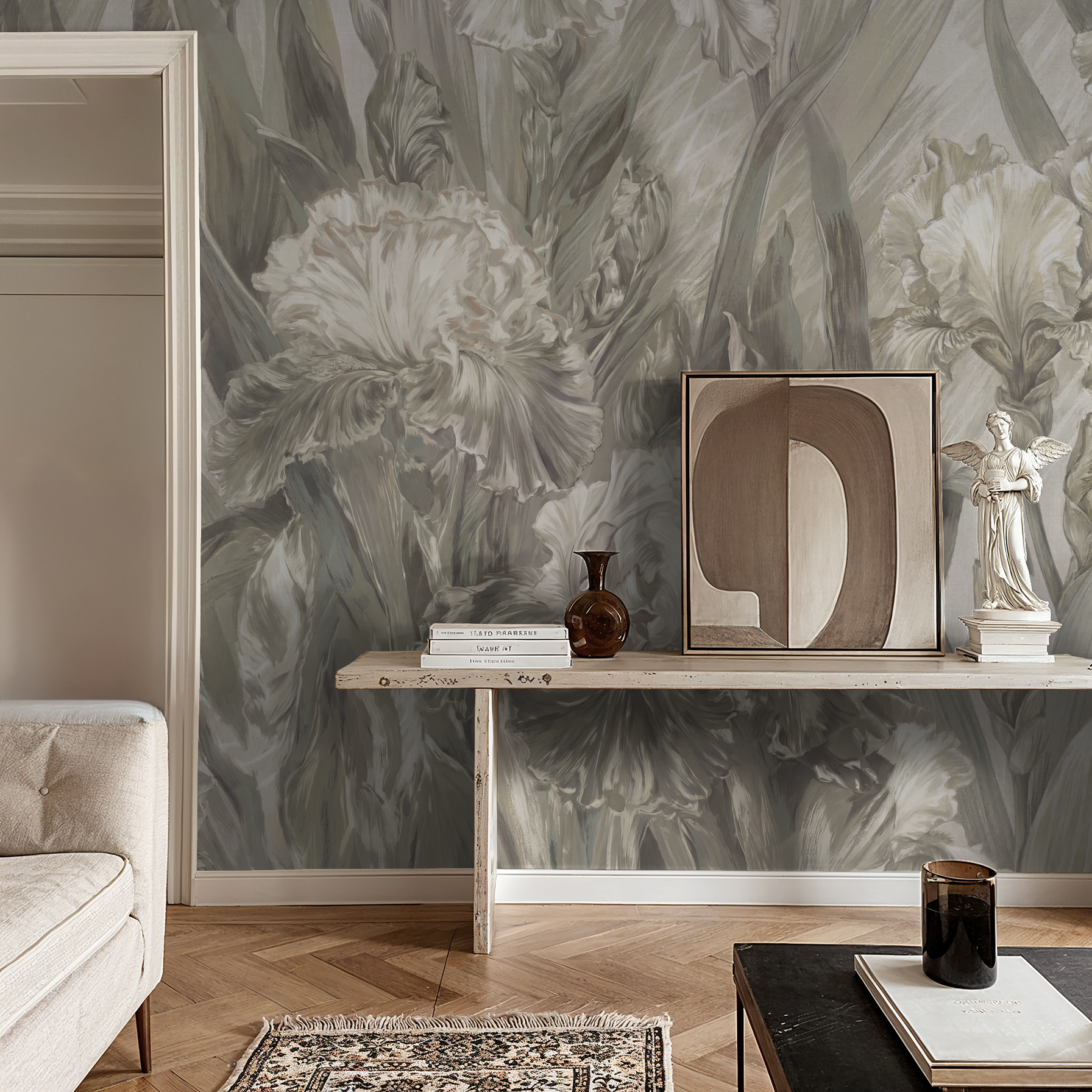 Gladed Promenade Wallpaper - 10 FT H X 12 FT W Luxe Peel and Stick