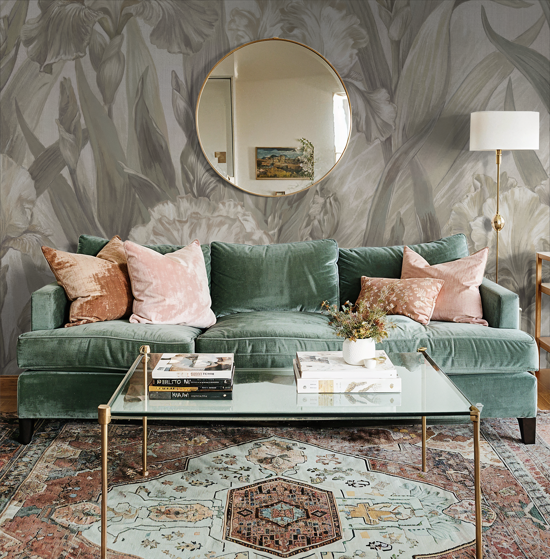 Gladed Promenade Wallpaper - 10 FT H X 12 FT W Luxe Peel and Stick