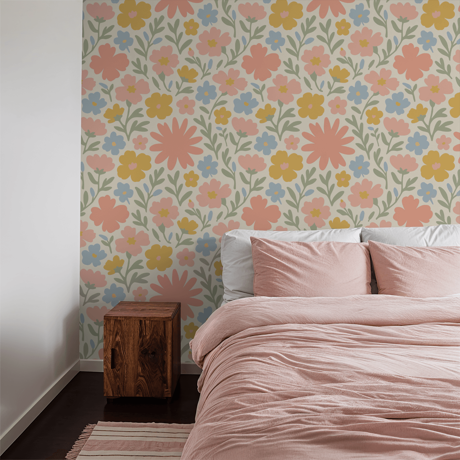 Pastel Meadow (Large) Wallpaper