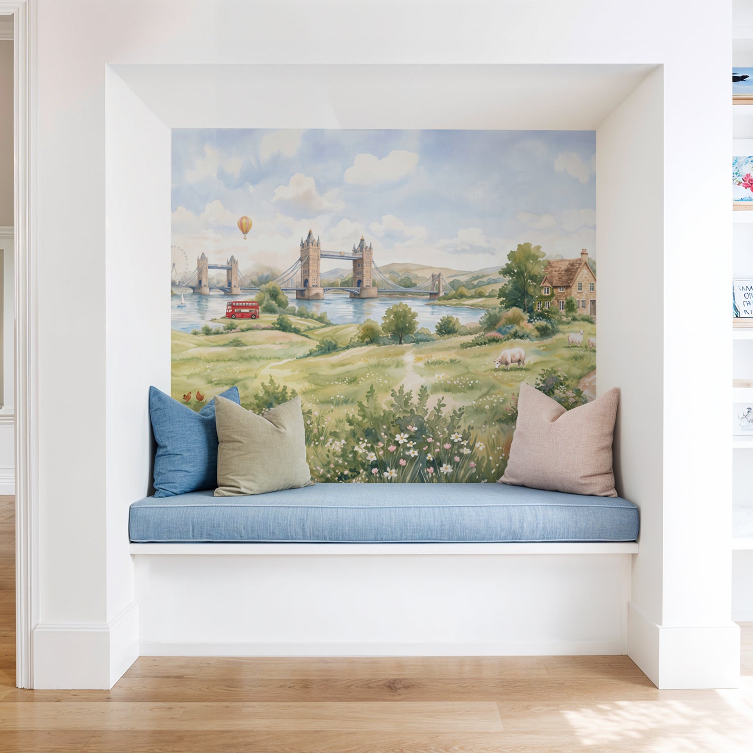 Tower Bridge Meadow Wallpaper