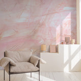 The Nora Mural Wallpaper Wallpaper - The Minty Line from WALL BLUSH
