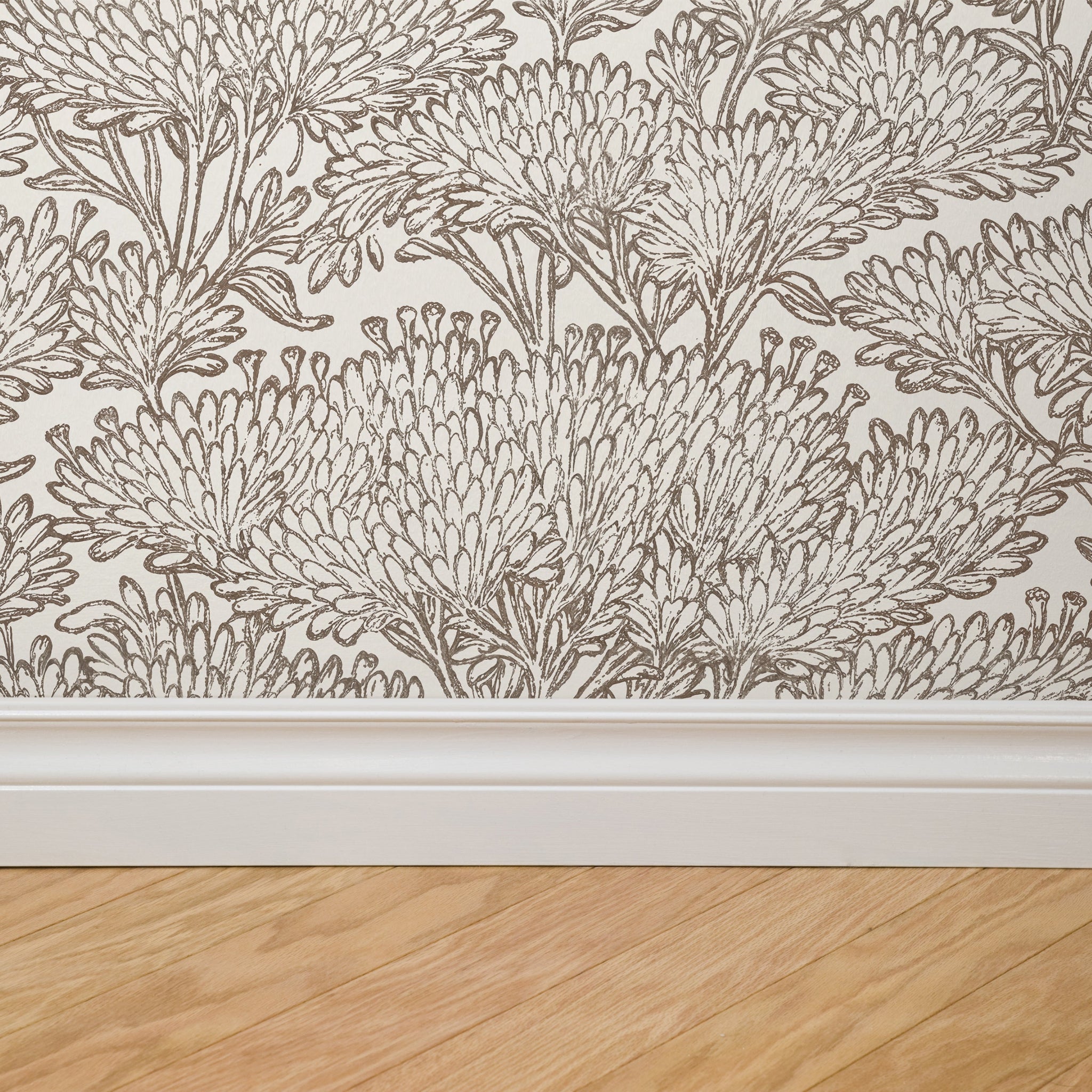 Ollie Tree (Brown) Wallpaper