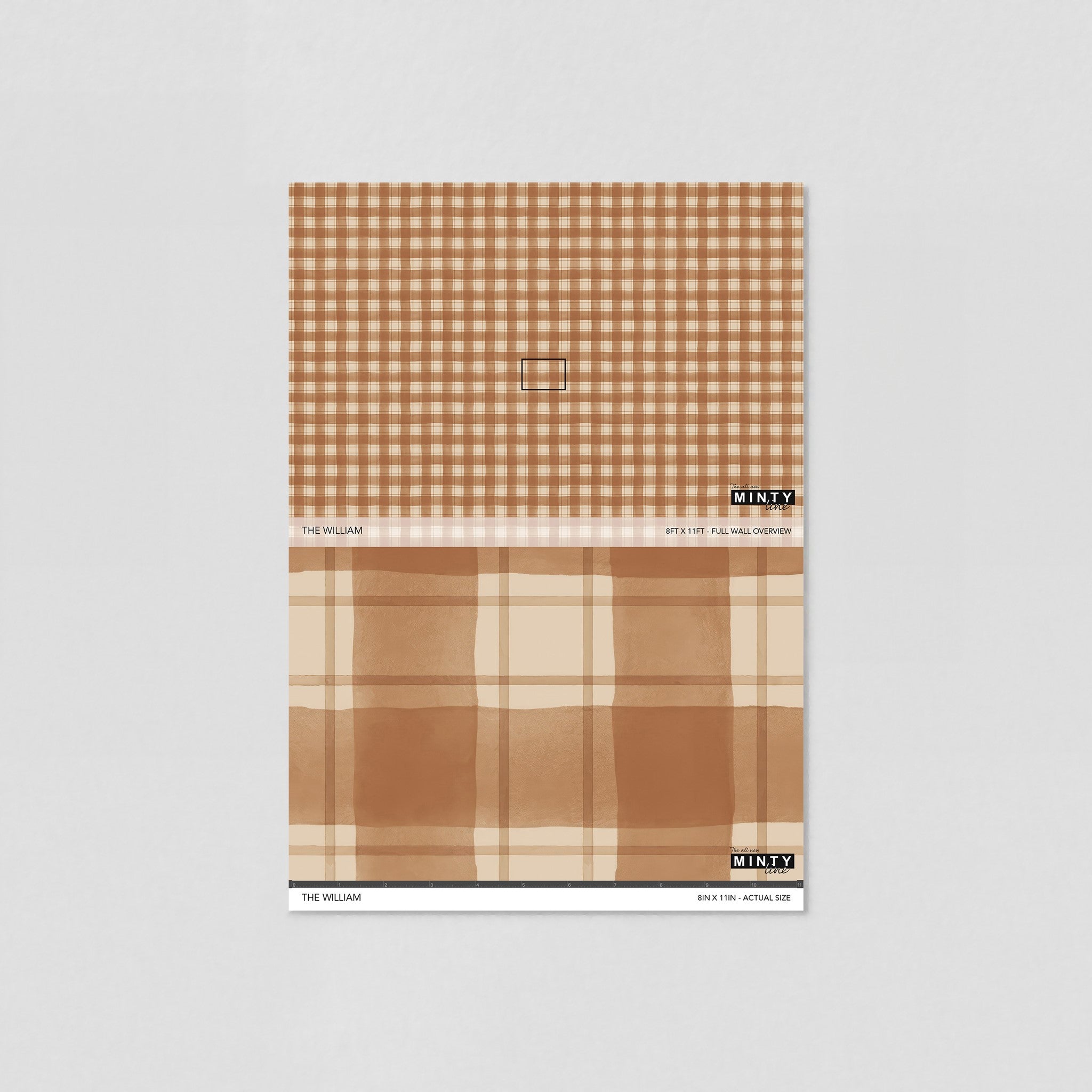 The William Wallpaper Wallpaper - The Minty Line from WALL BLUSH